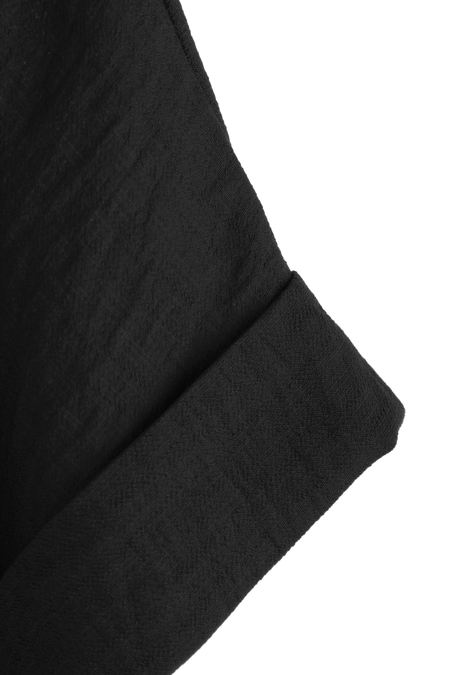 Plain Batwing Collar Midi