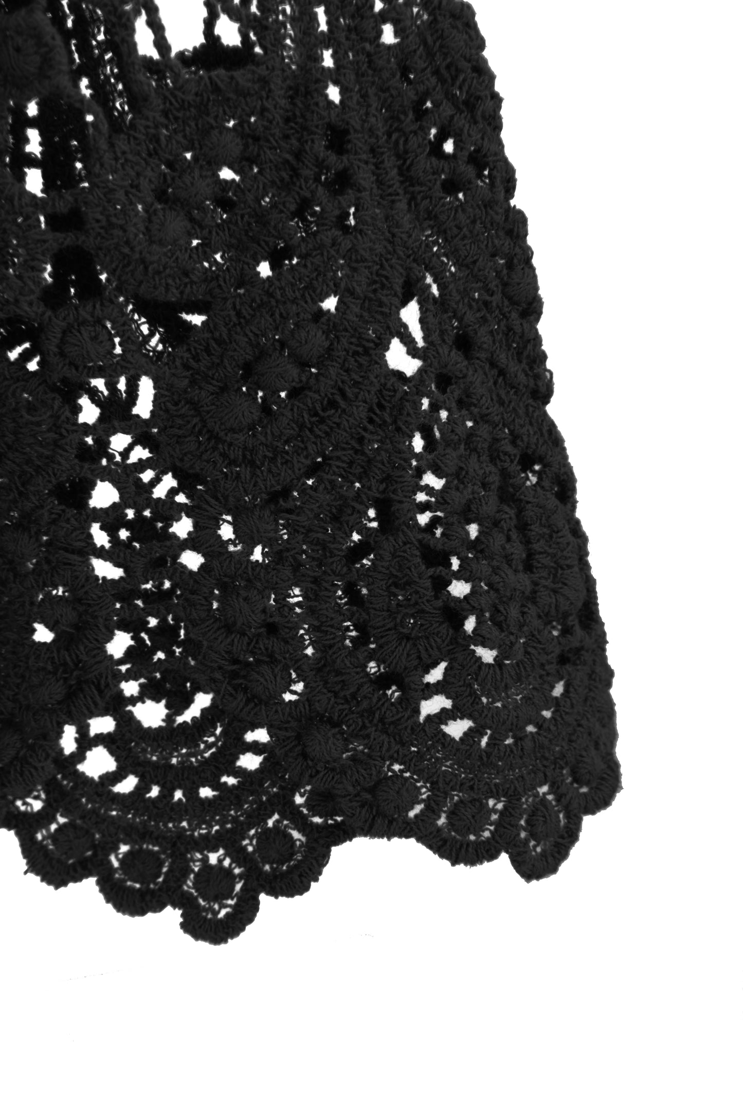 Tie Front Crochet Cardigan