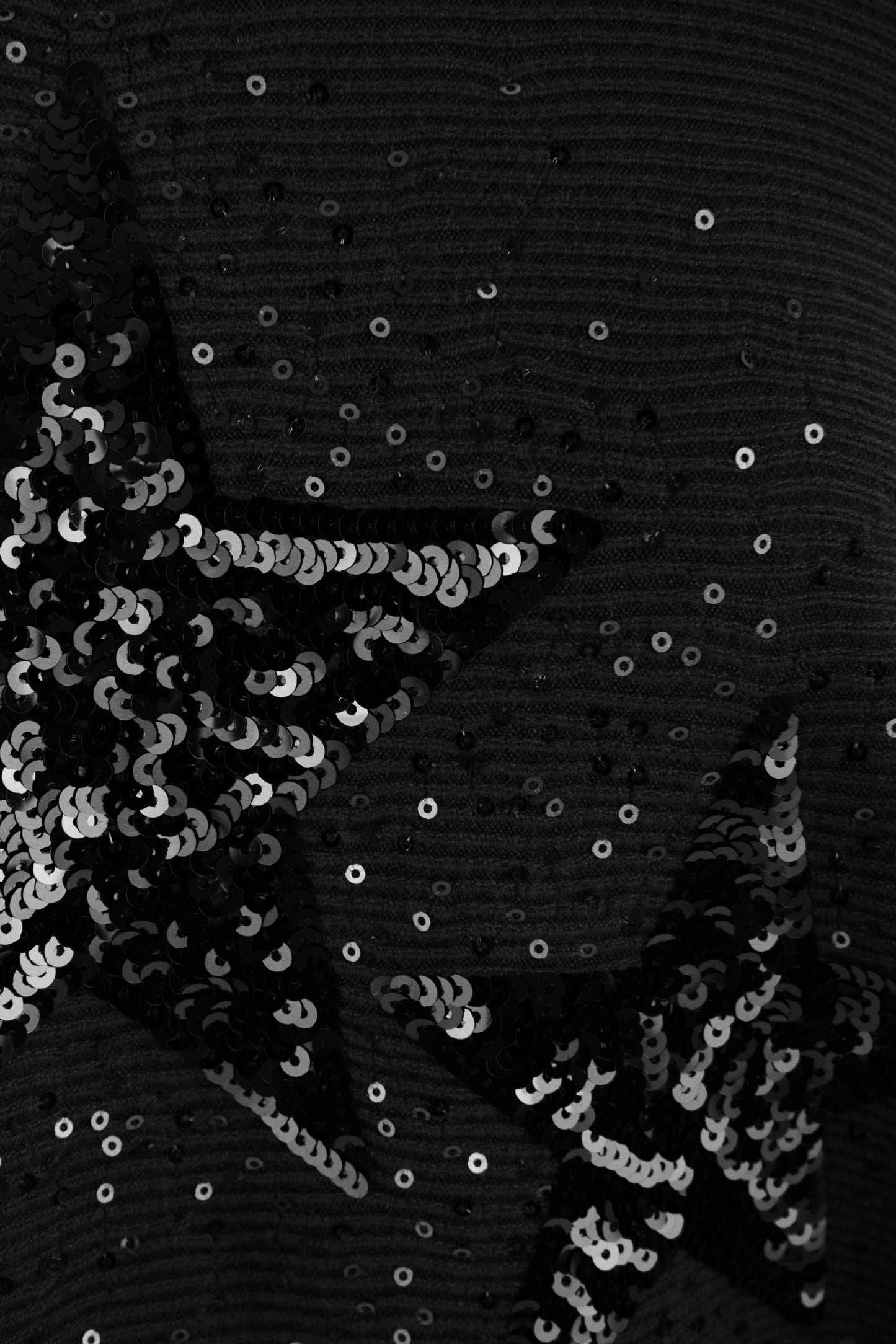 3 Sequin Star Ribbed Jumper