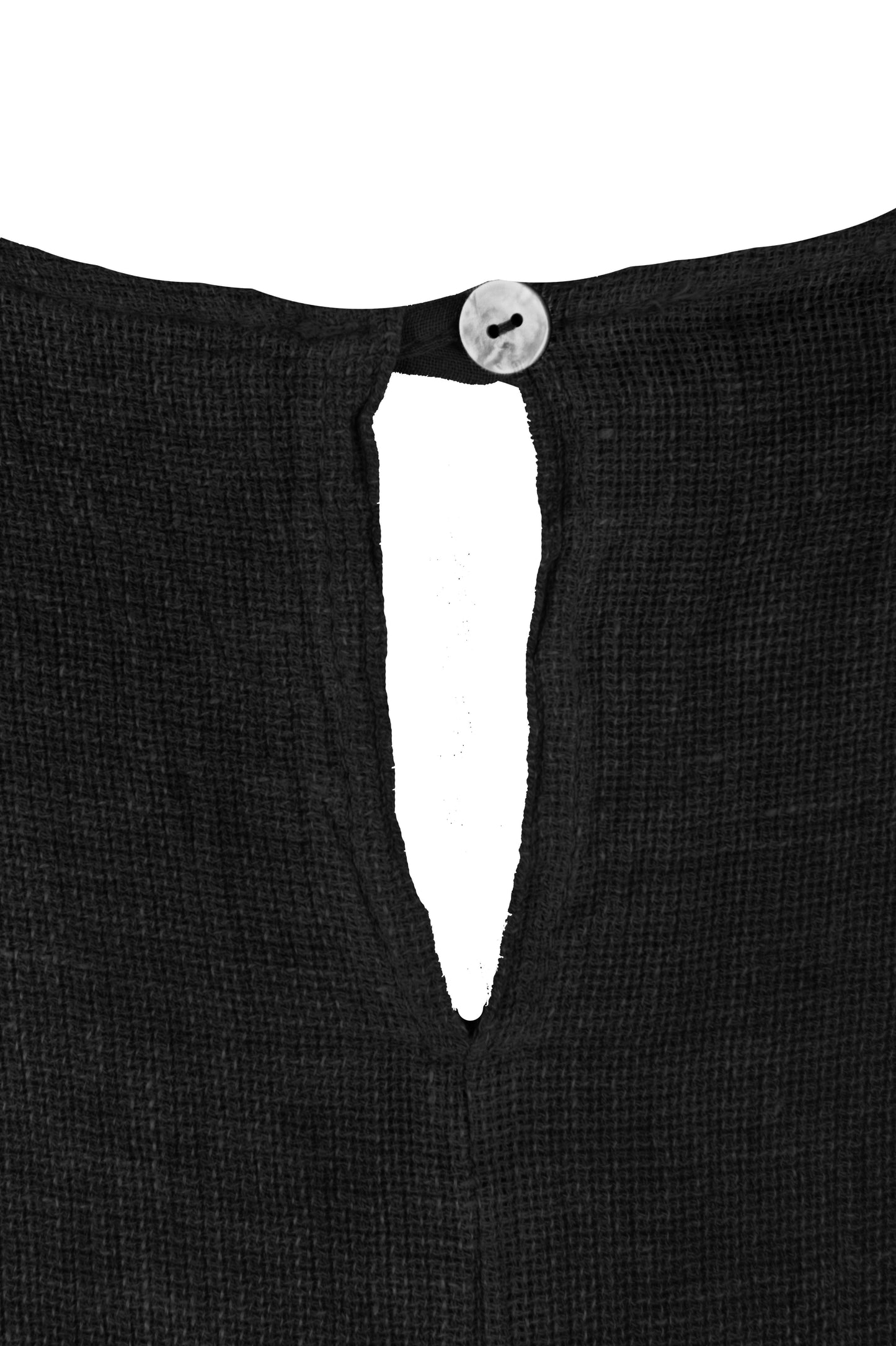 Frill Hem Hopsack Top