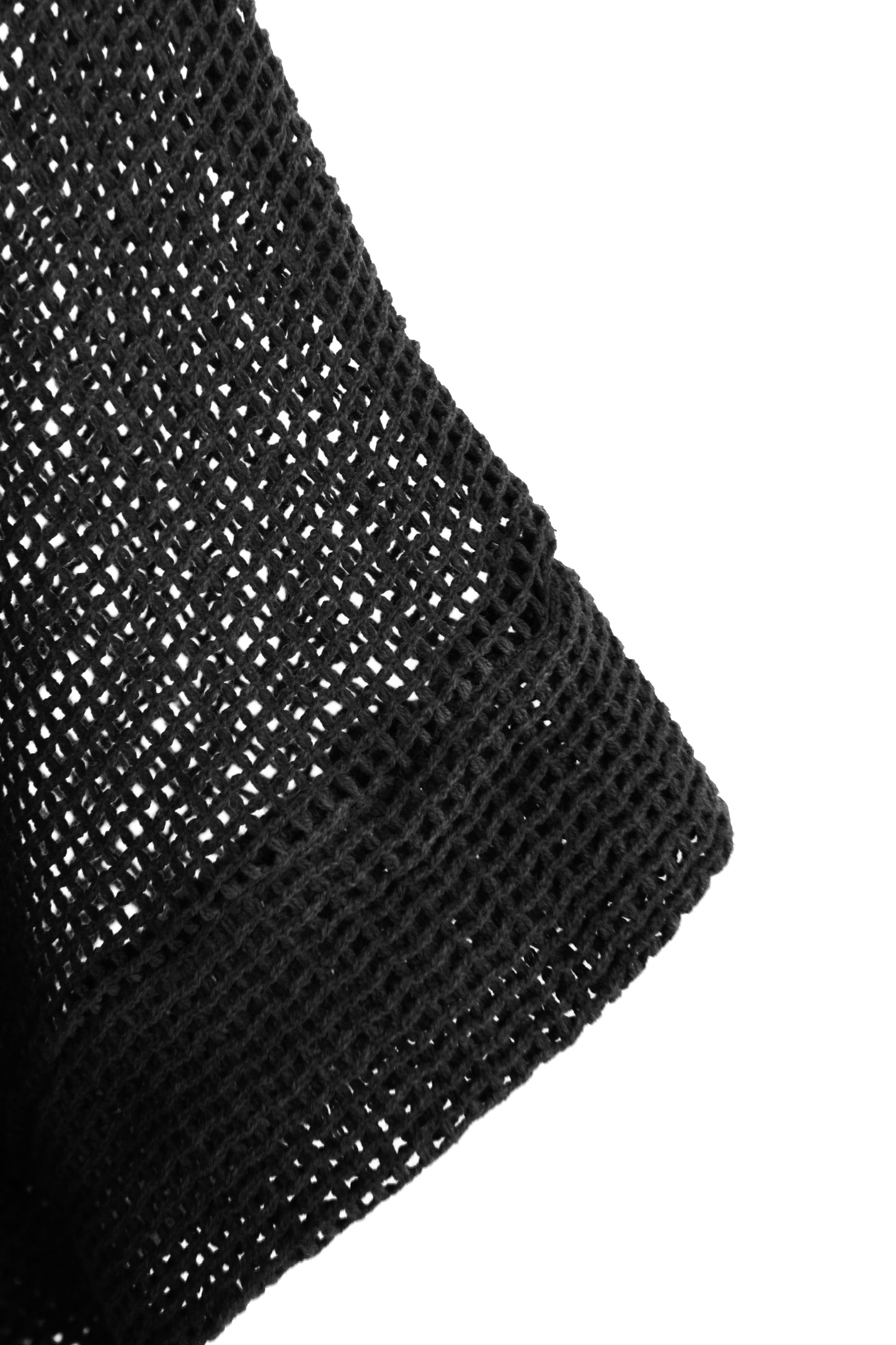 Tie Ruched Detail Mesh Top