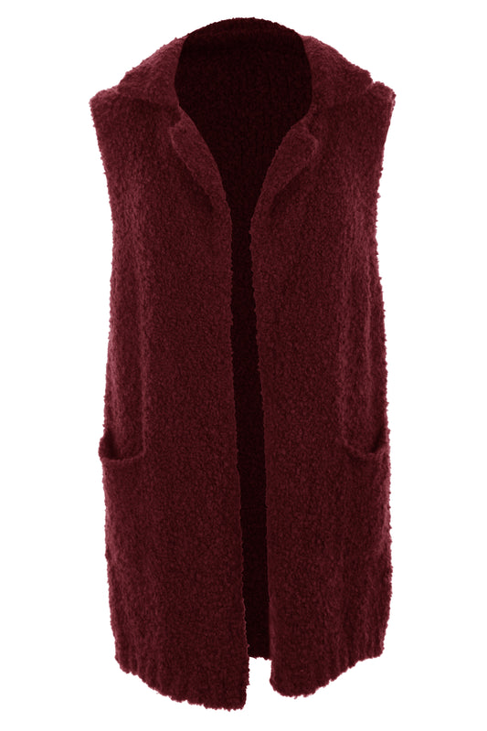 Alpaca Wool Boucle Gilet
