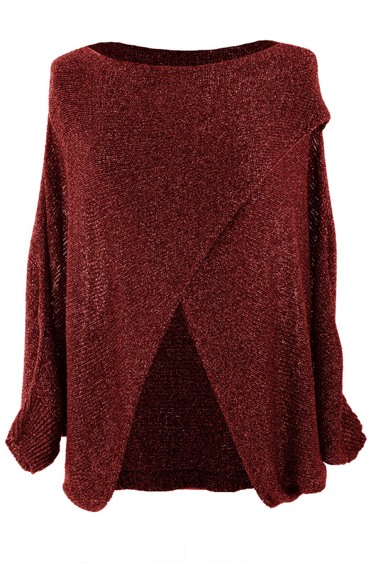Crossover Lurex Top