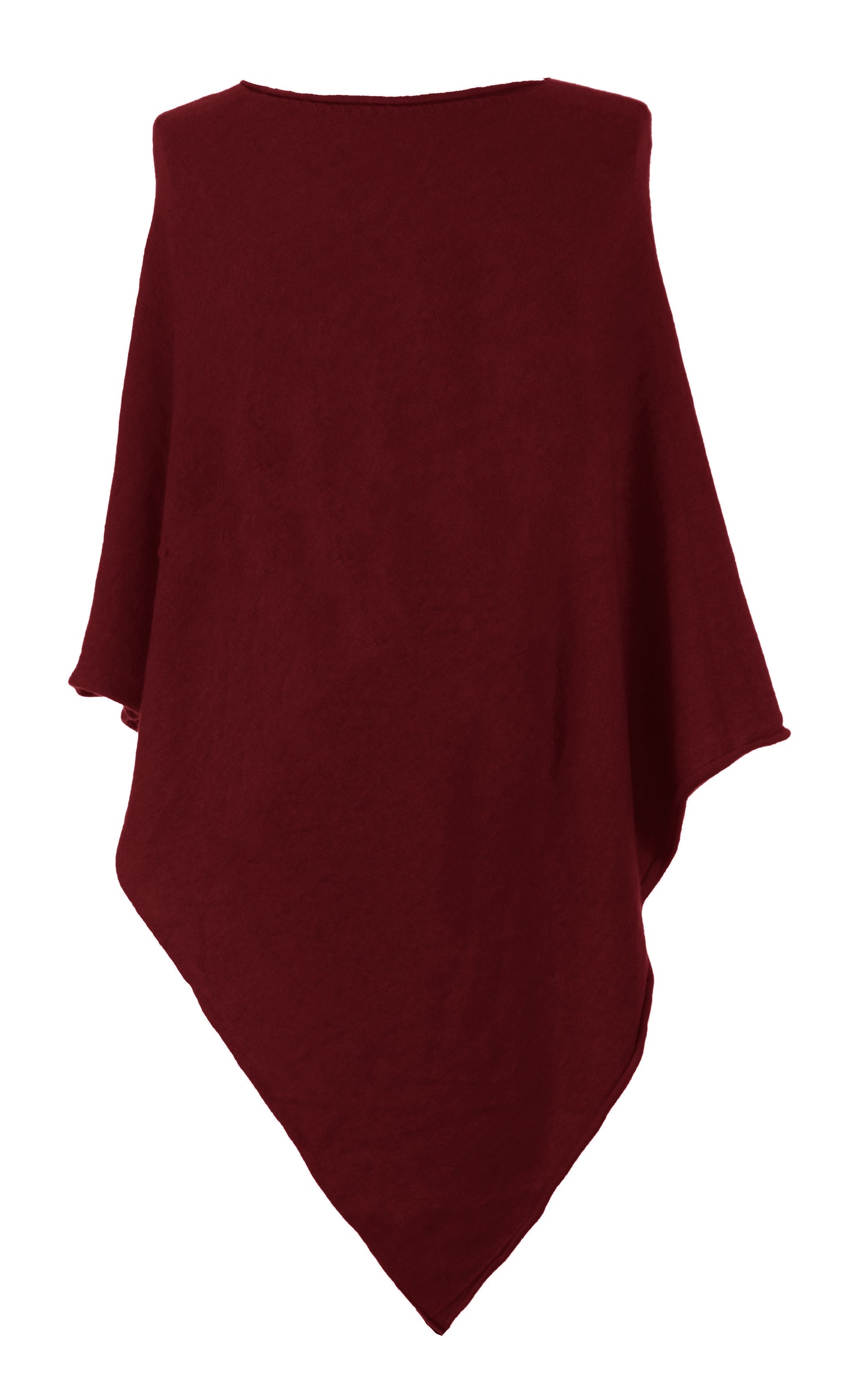 Asymmetric Alpaca Wool Poncho