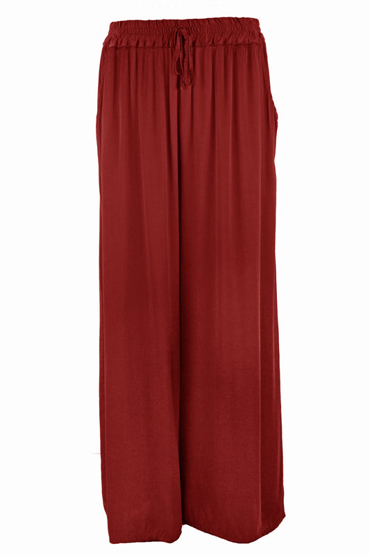 Satin Wide Leg Trouser