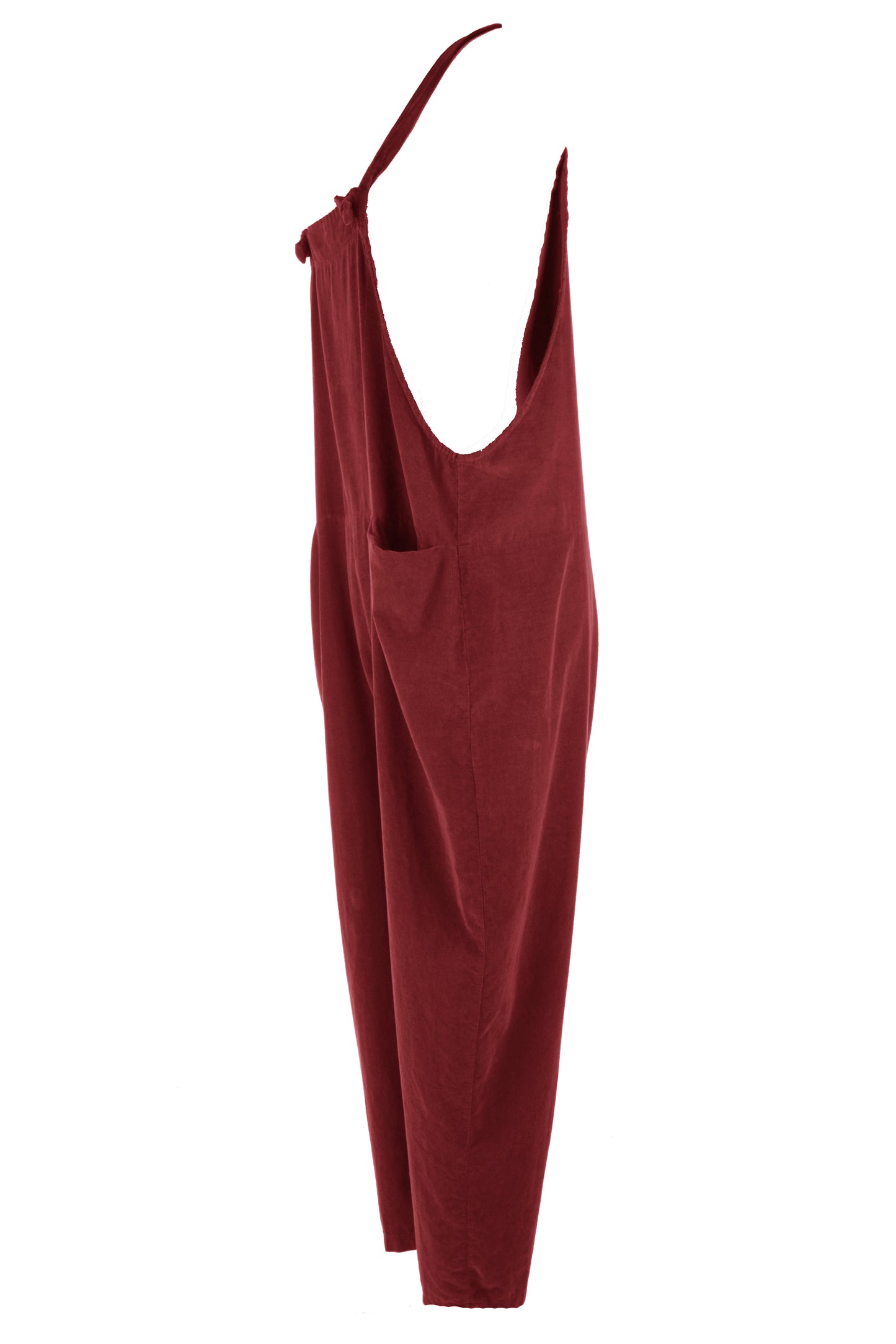 Corduroy Knot Dungarees