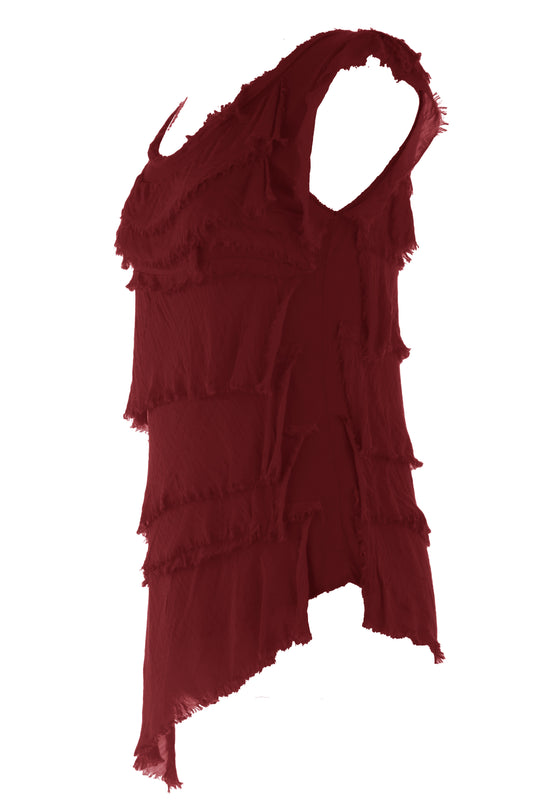 Sleeveless Rara Silk Top