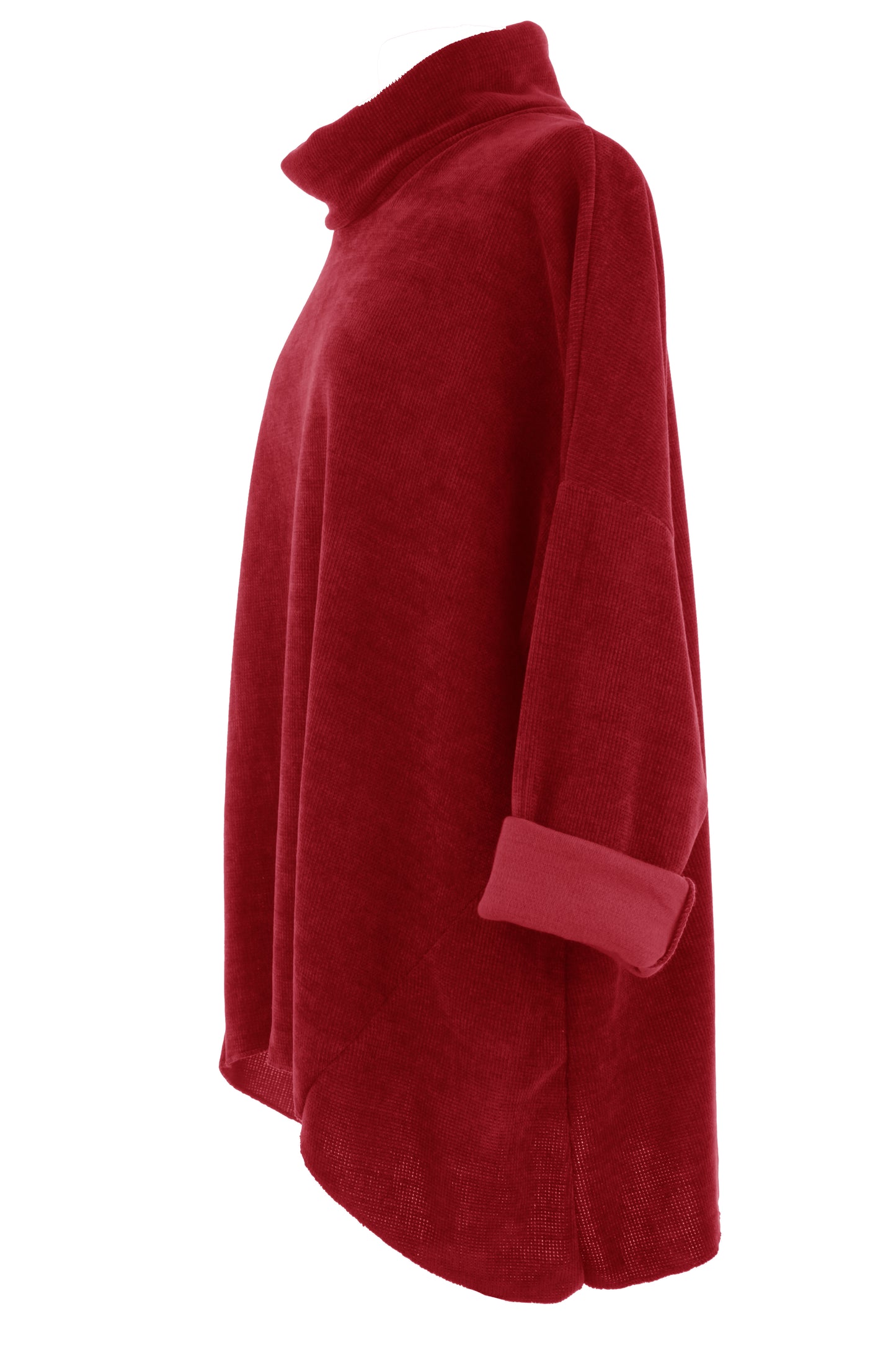 Cowl Neck Chenille Top