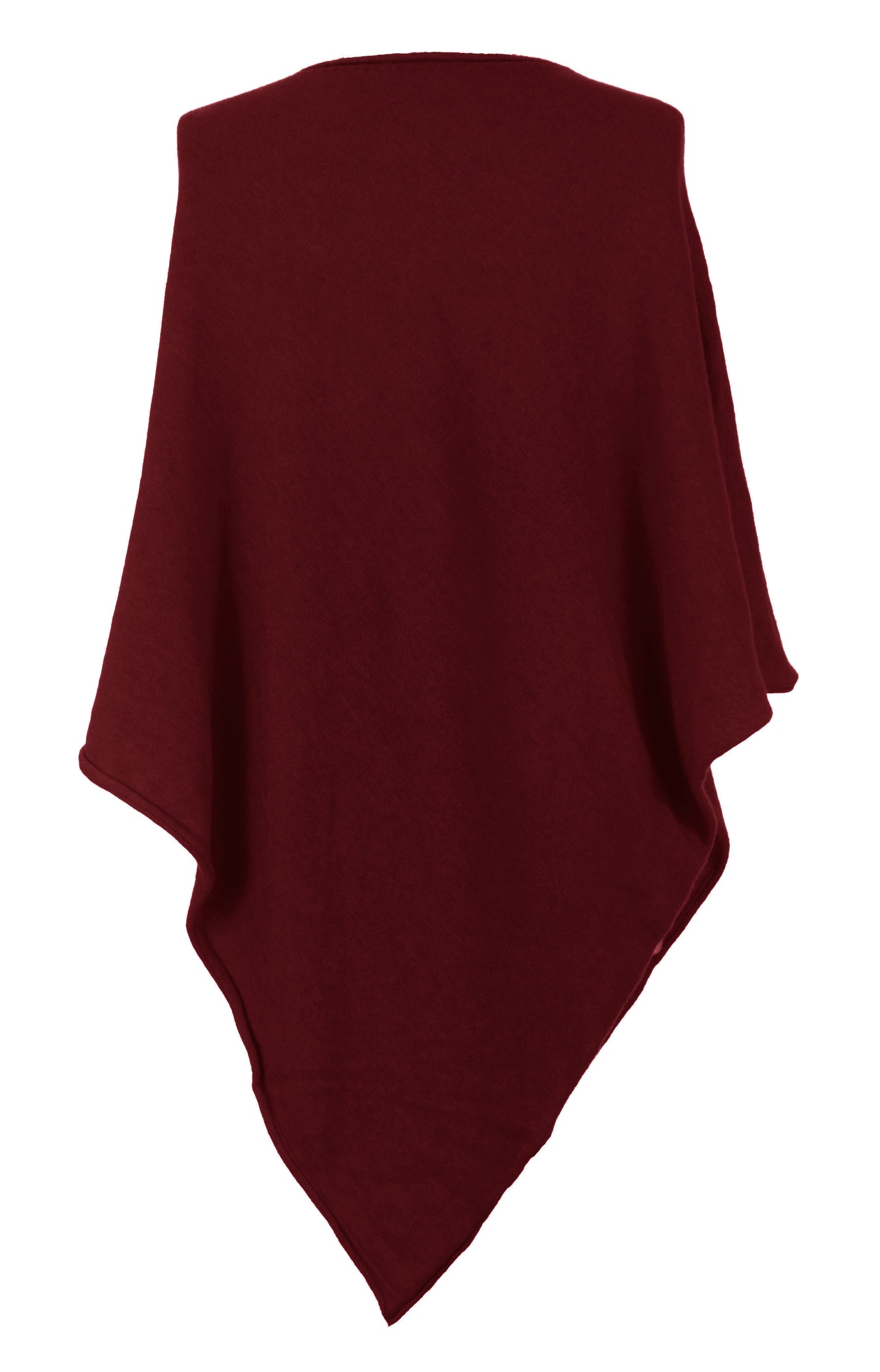 Asymmetric Alpaca Wool Poncho