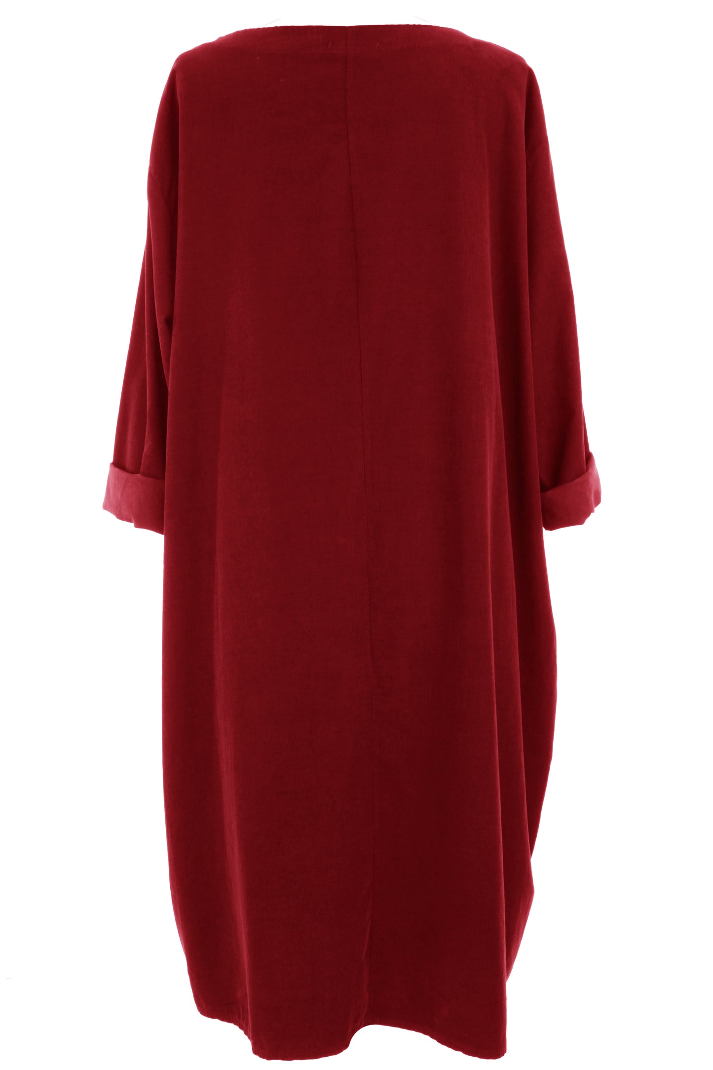 2 Pocket Button Detail Corduroy Midi