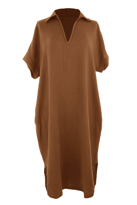 Plain Cheesecloth Midi