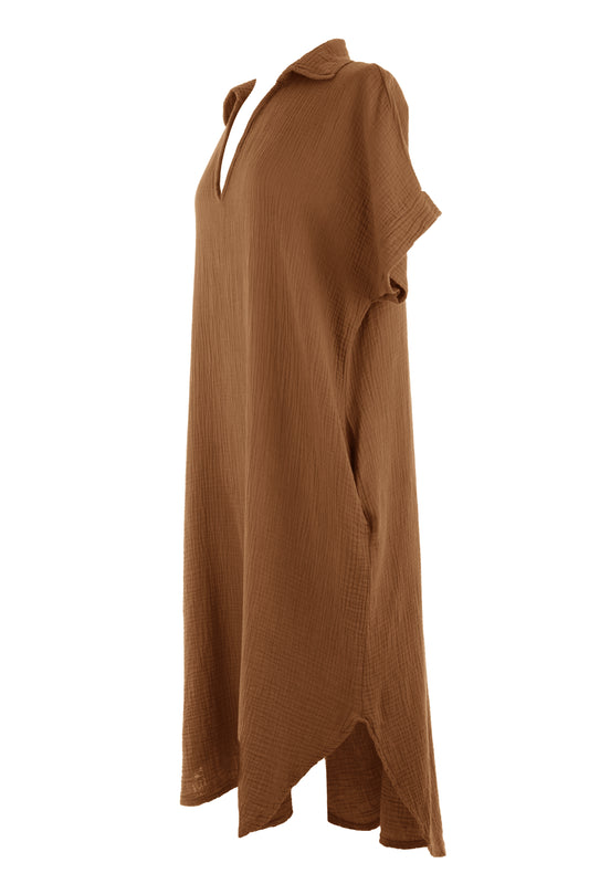 Plain Cheesecloth Midi