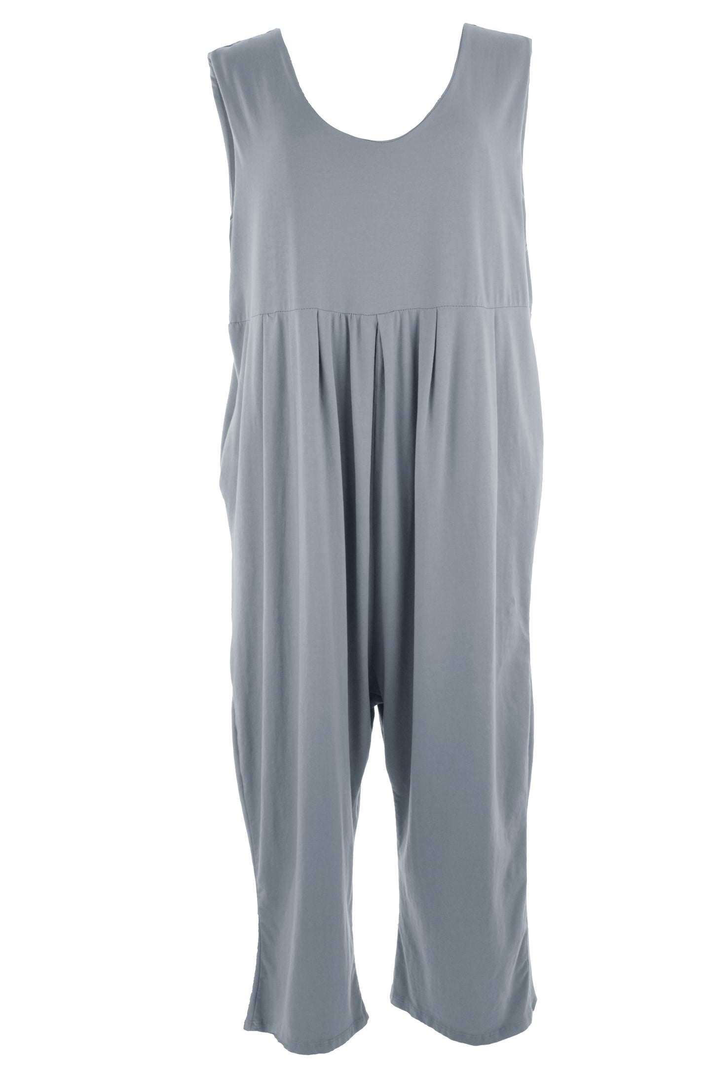 Sleeveless Drop Crotch Jumpsuit