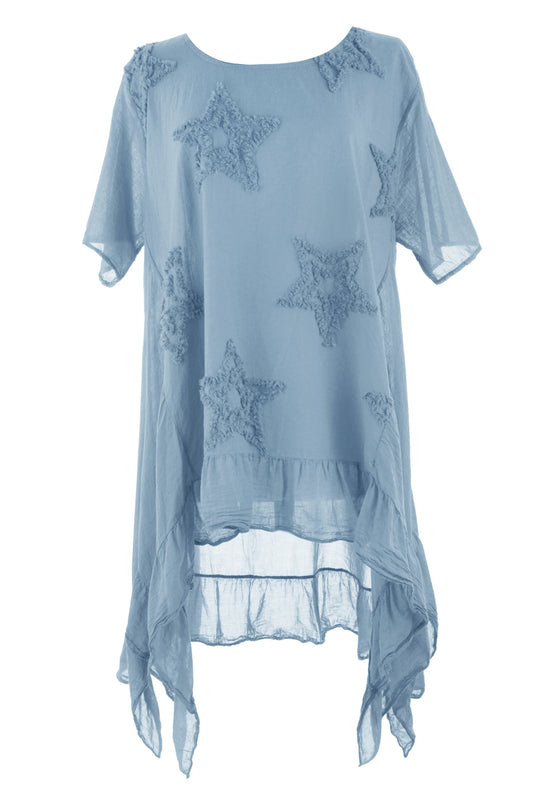 Frayed Star Tunic