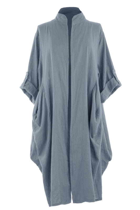 Tab Back Linen Jacket