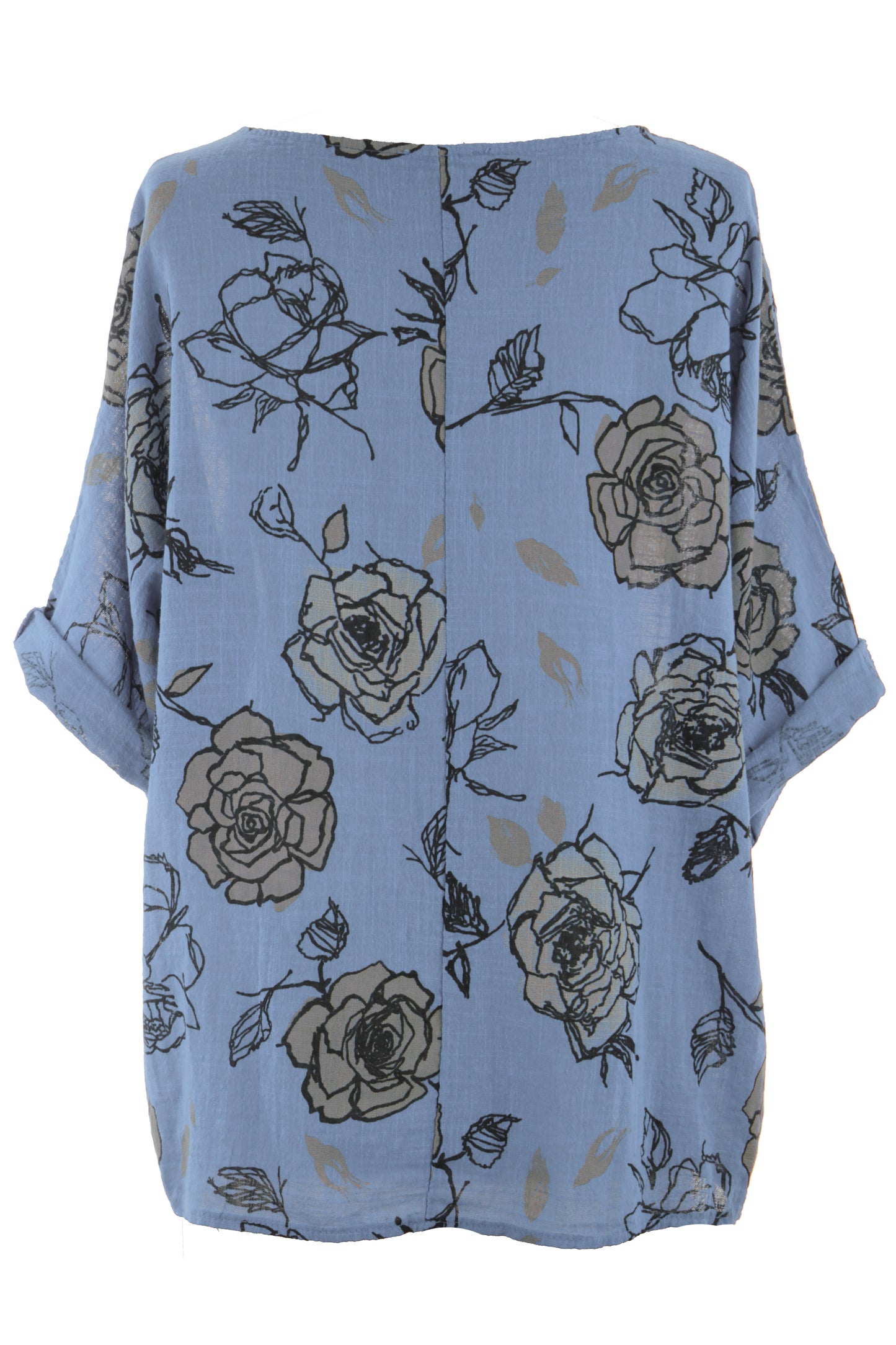 Rose Print Cotton Top