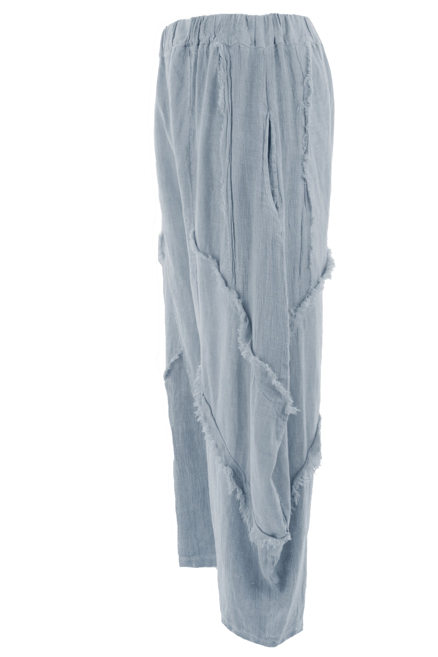 Teabag Linen Panel Trouser