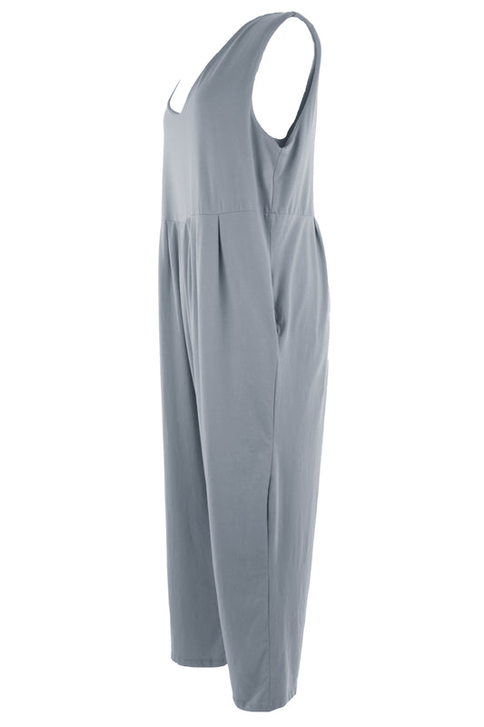 Sleeveless Drop Crotch Jumpsuit