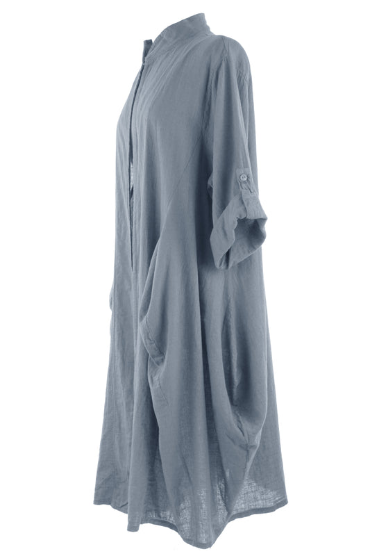 Tab Back Linen Jacket