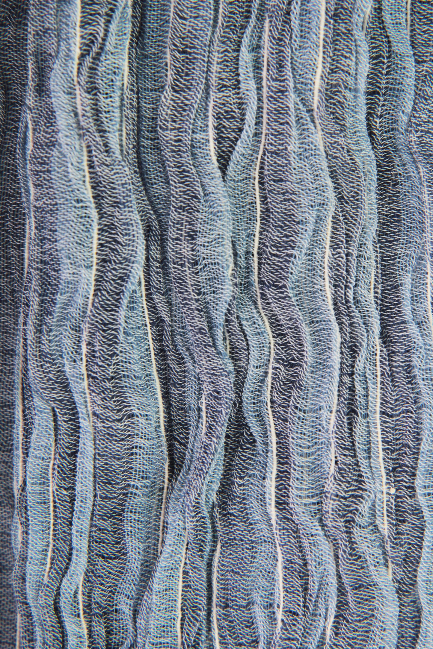 Stripe Crinkle Scarf