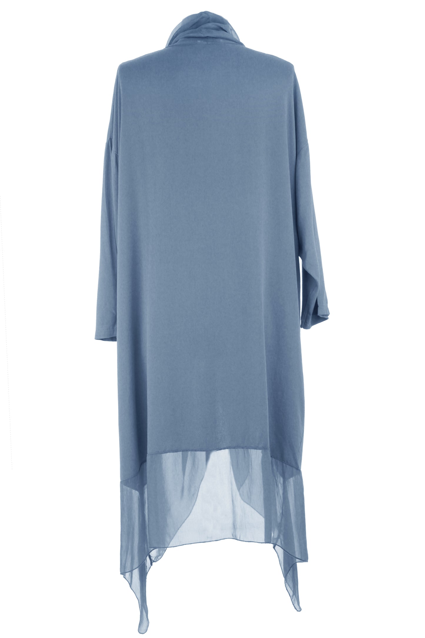 Crossover Silk Panel Tunic