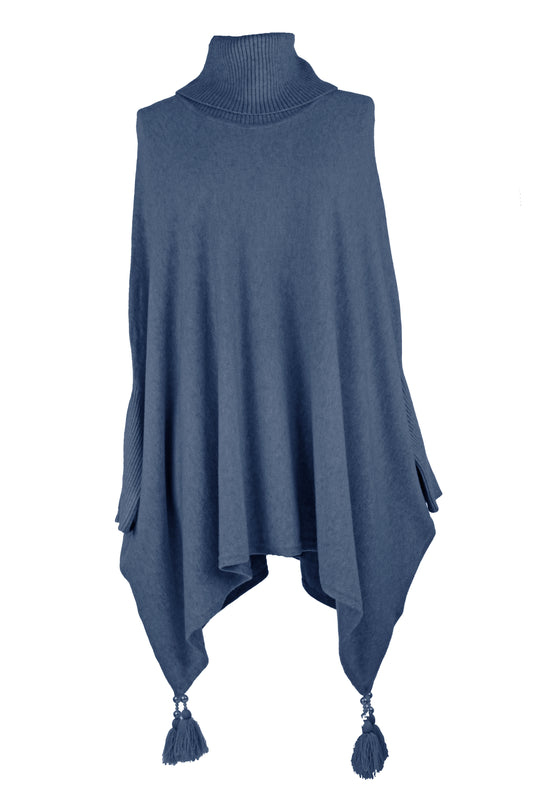 Polo Neck Tassel Jumper