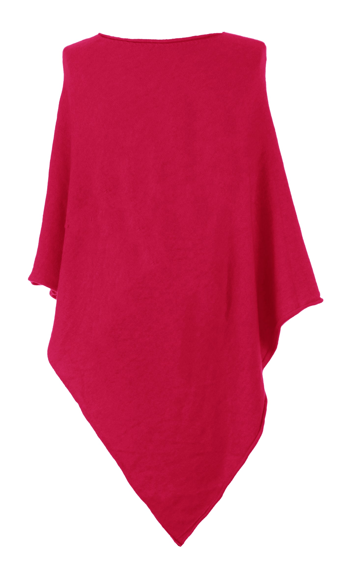 Asymmetric Alpaca Wool Poncho