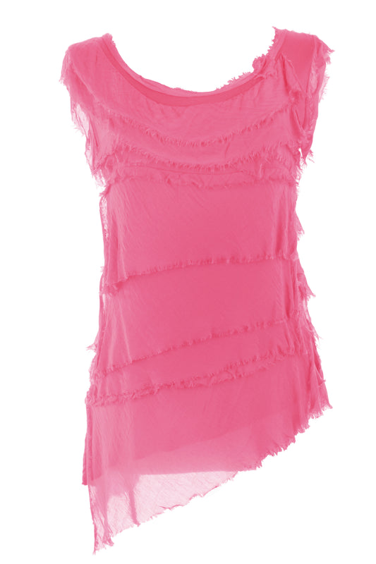 Sleeveless Rara Silk Top