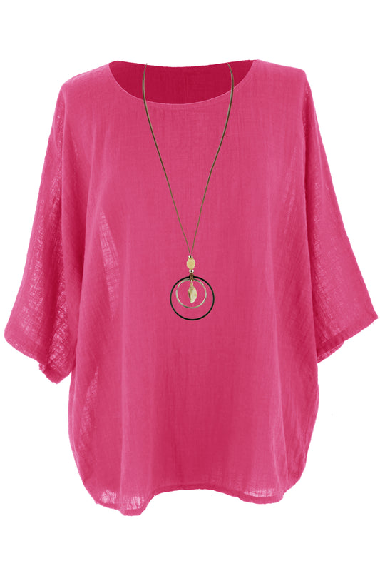 Cotton Necklace Top