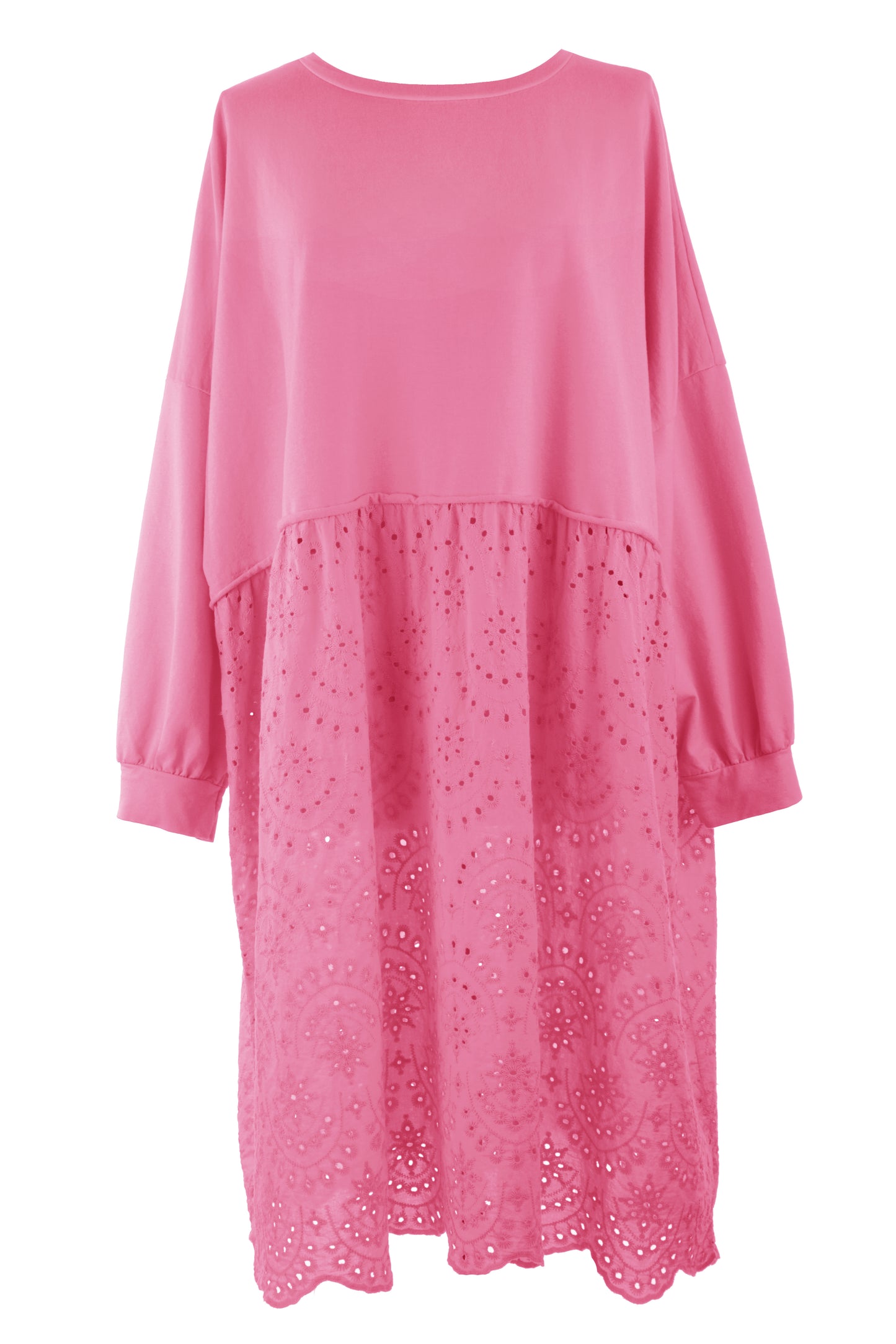 Broderie Anglaise Panel Dress