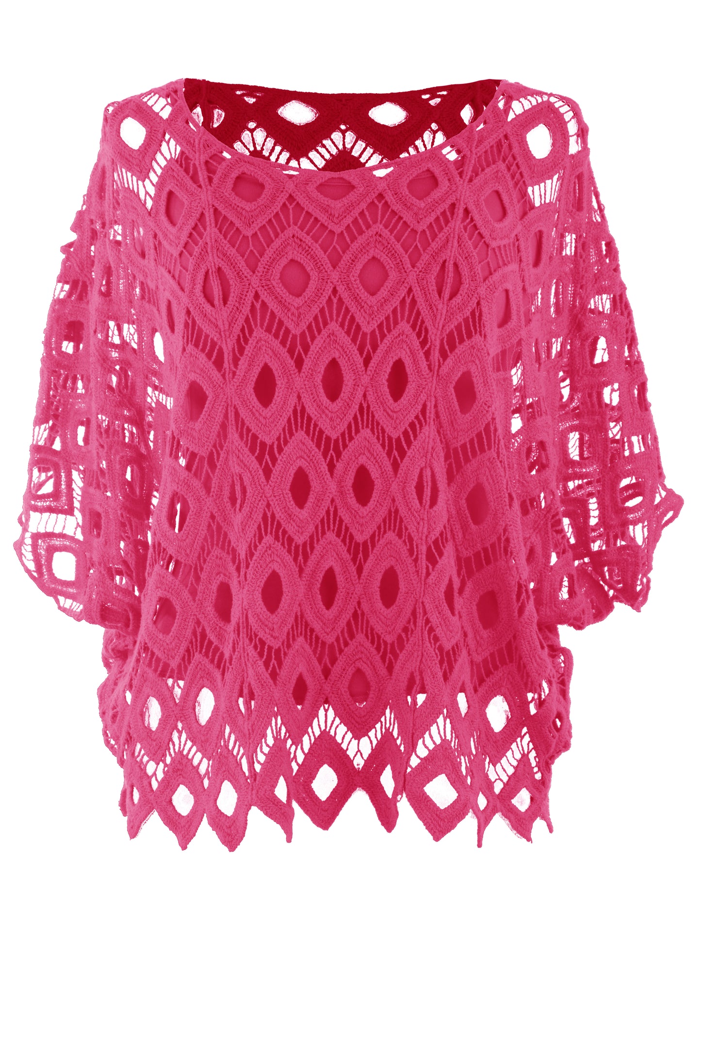 Diamond Crochet Top with Vest