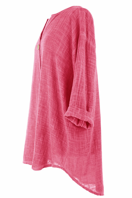 Button Detail Cotton Top