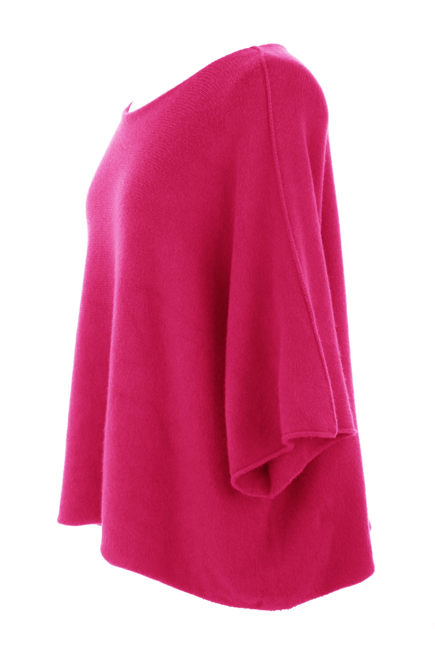 Batwing Short Sleeve Soft Knit Jumper