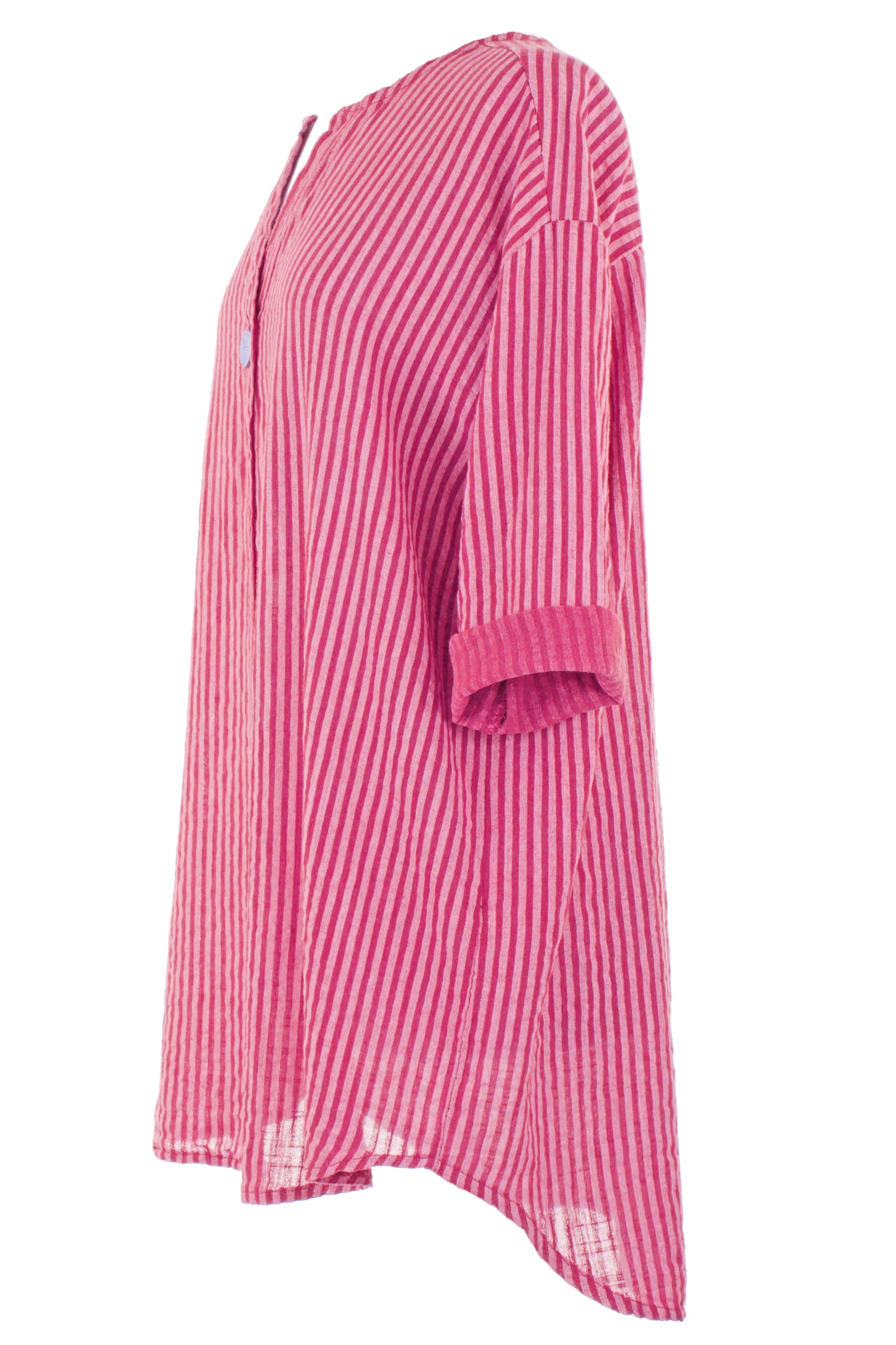 Stripe Button Detail Top