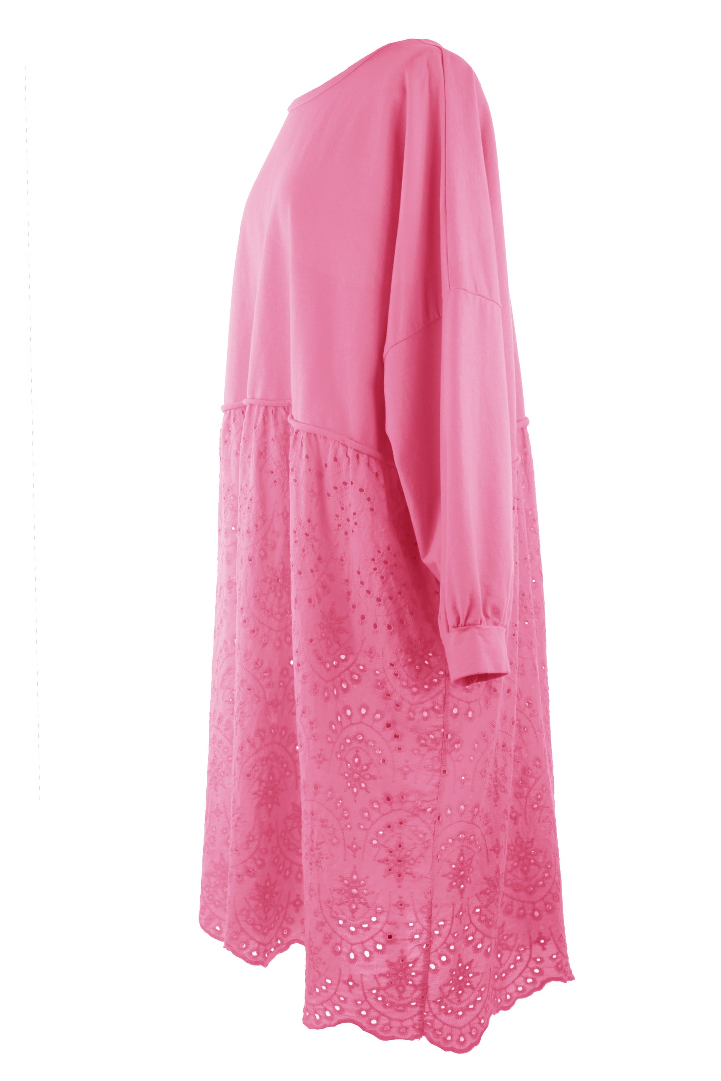 Broderie Anglaise Panel Dress