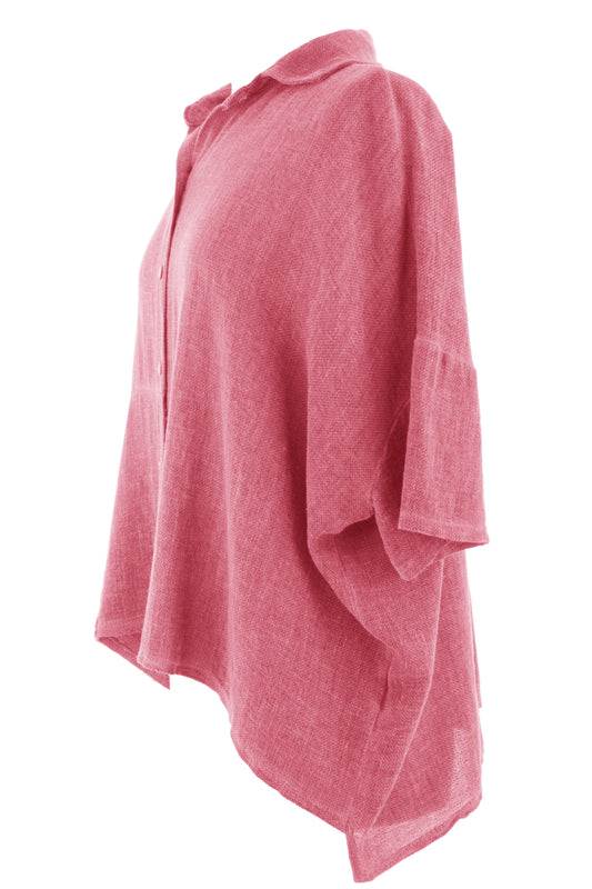 One Pocket Teabag Linen Shirt