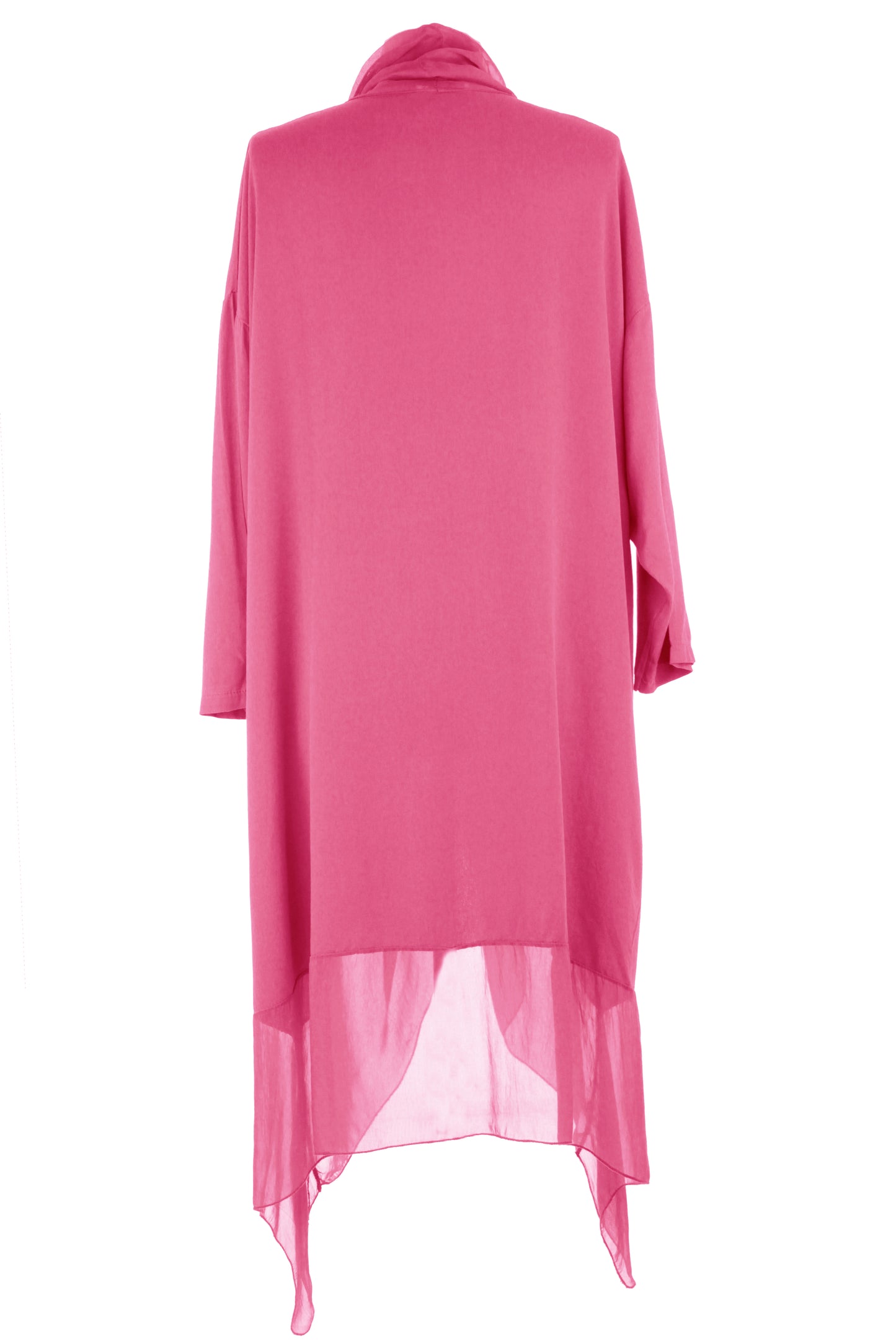 Crossover Silk Panel Tunic