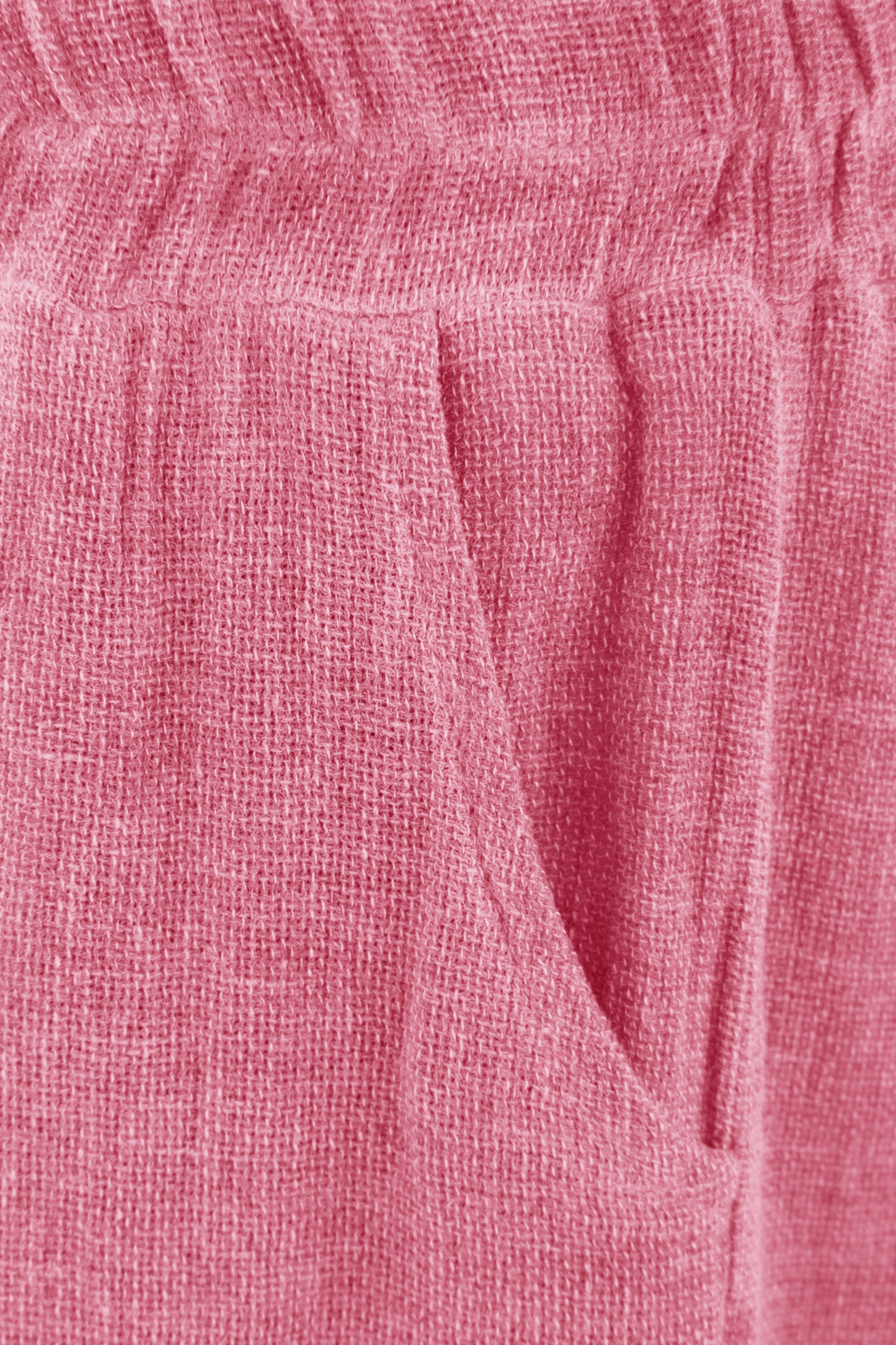 Hopsack Linen Shorts