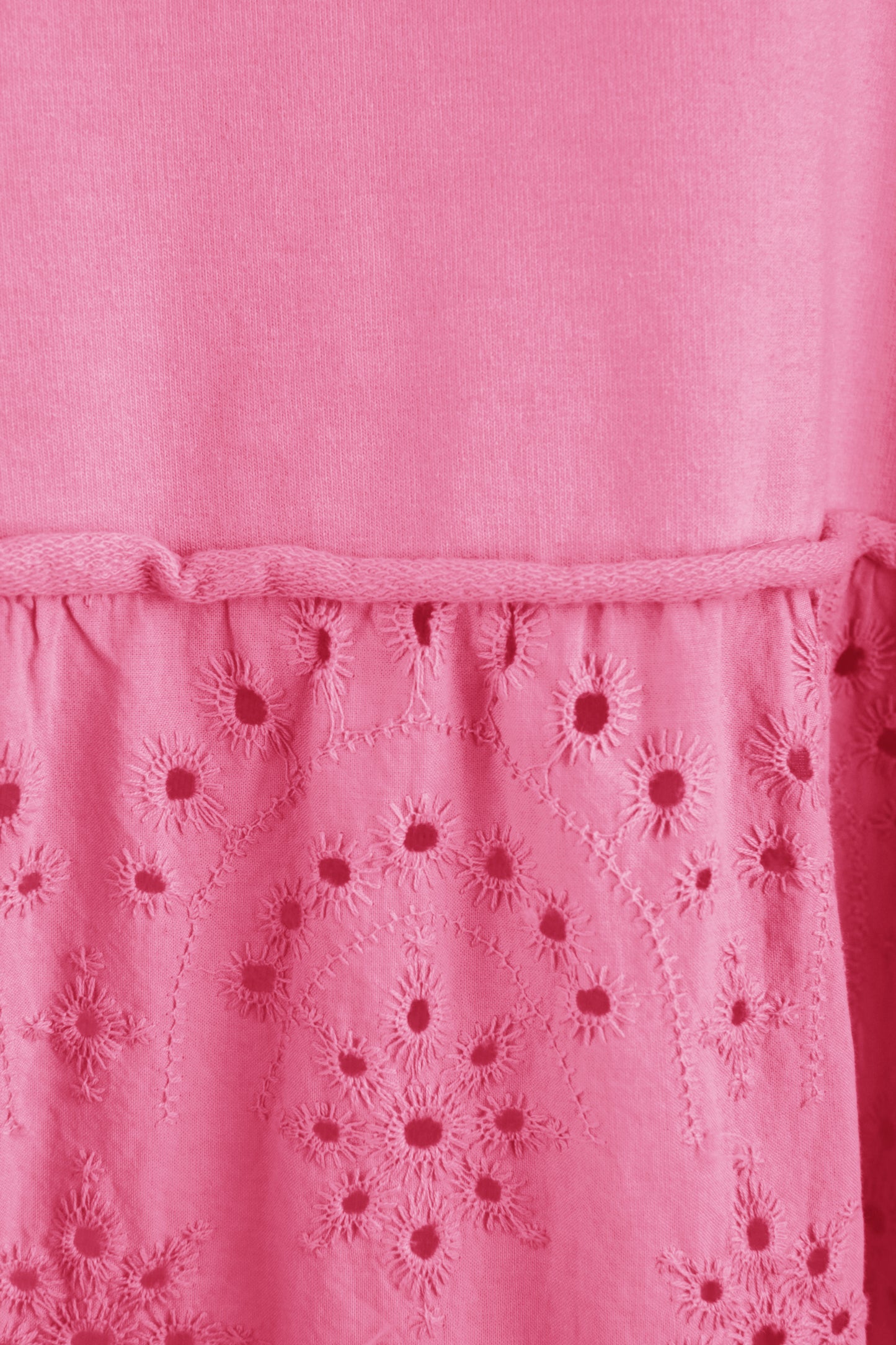 Broderie Anglaise Panel Dress