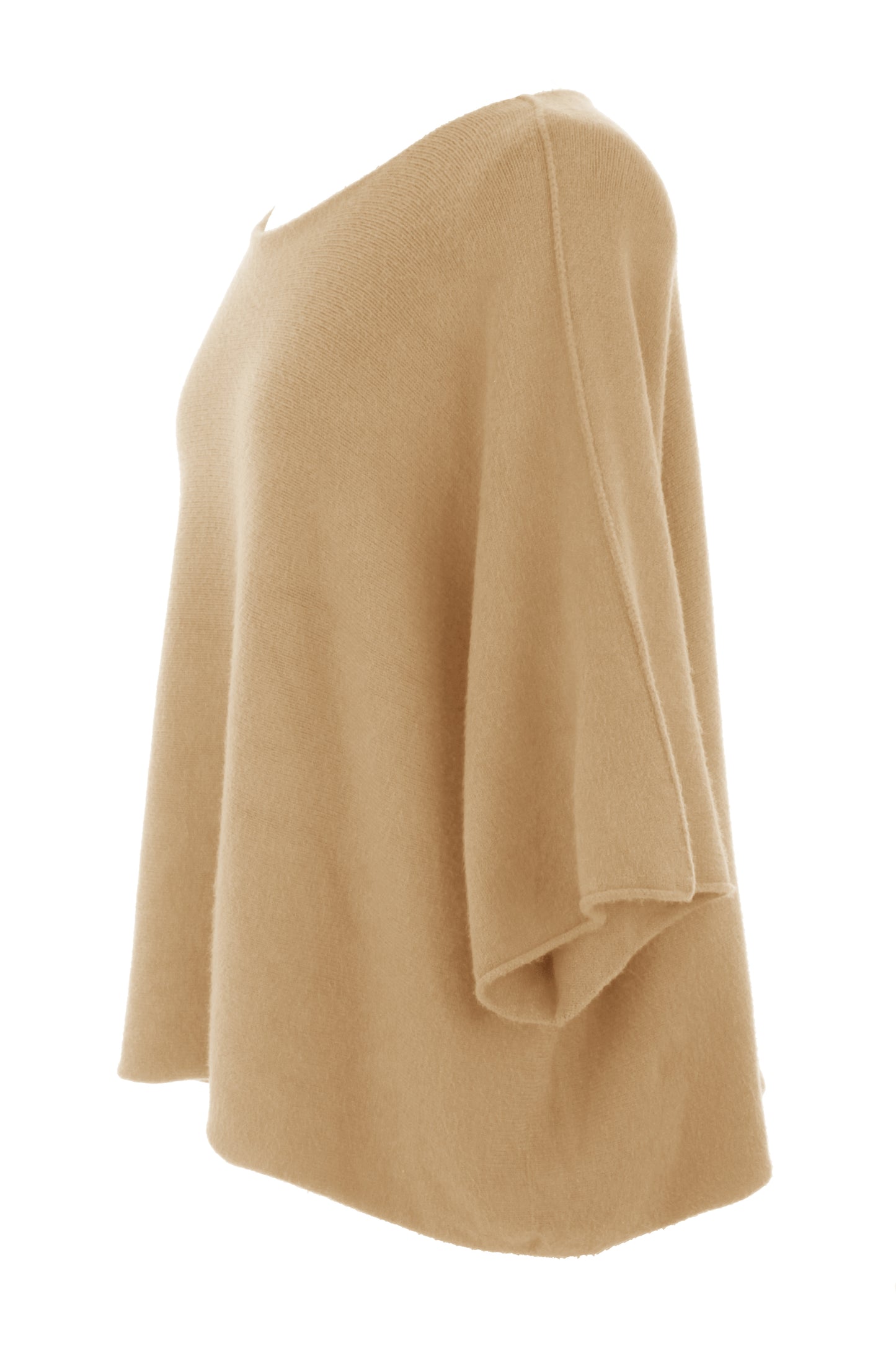 Batwing Short Sleeve Soft Knit Jumper