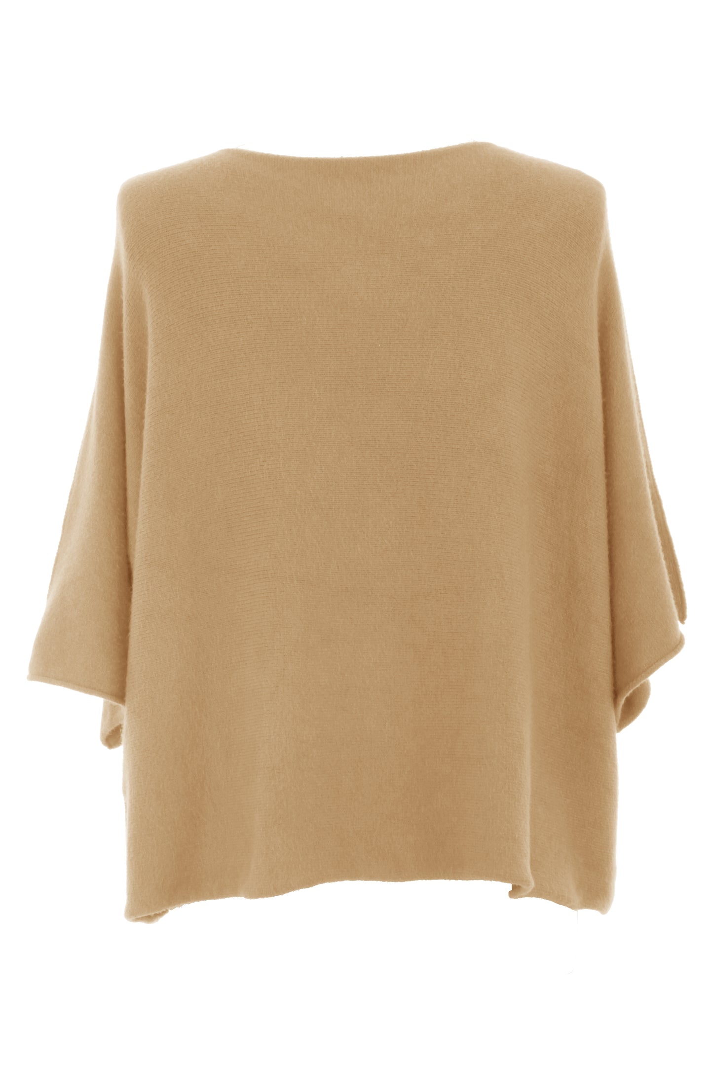 Batwing Short Sleeve Soft Knit Jumper