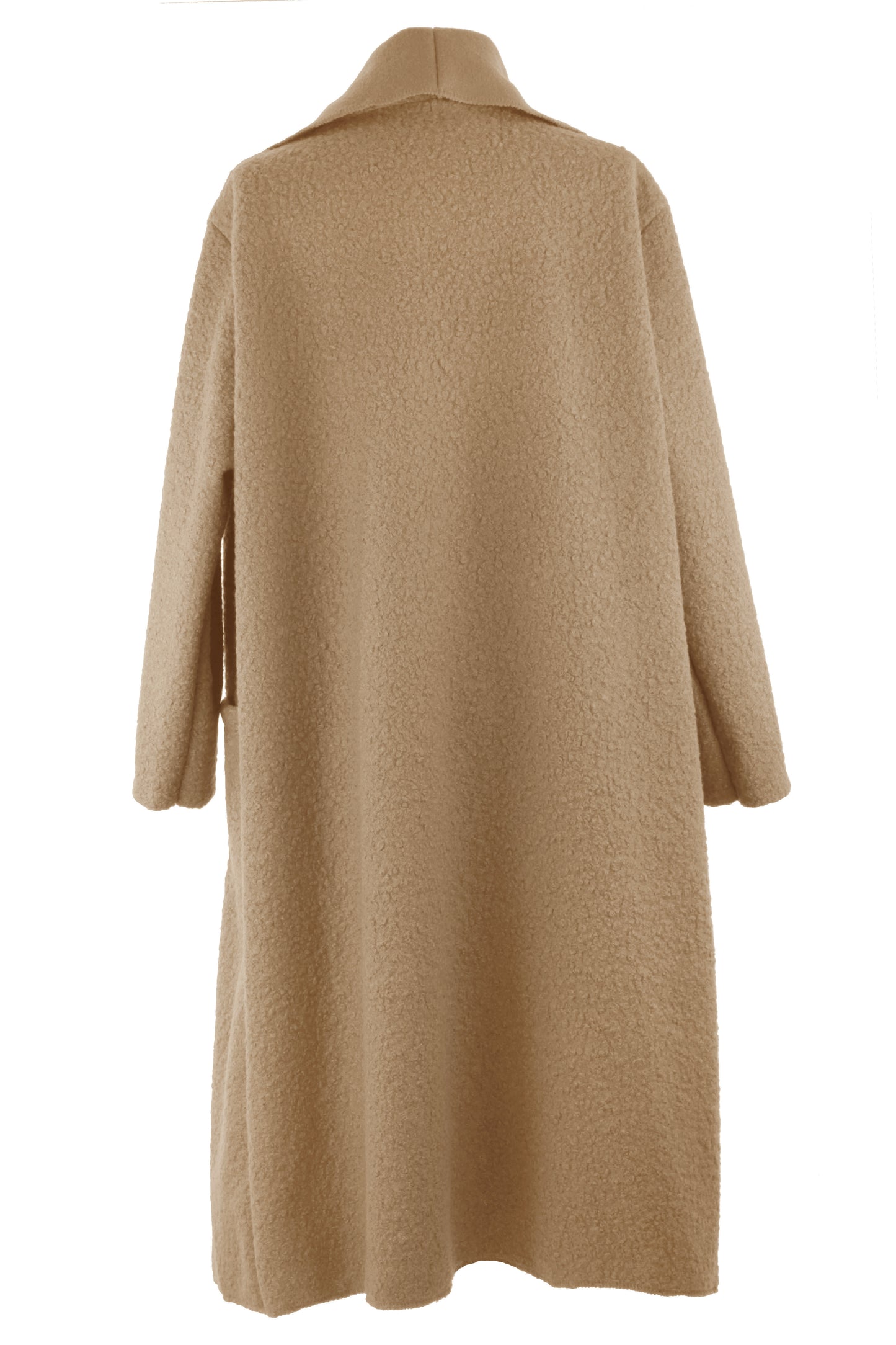 Plain Boucle Coat