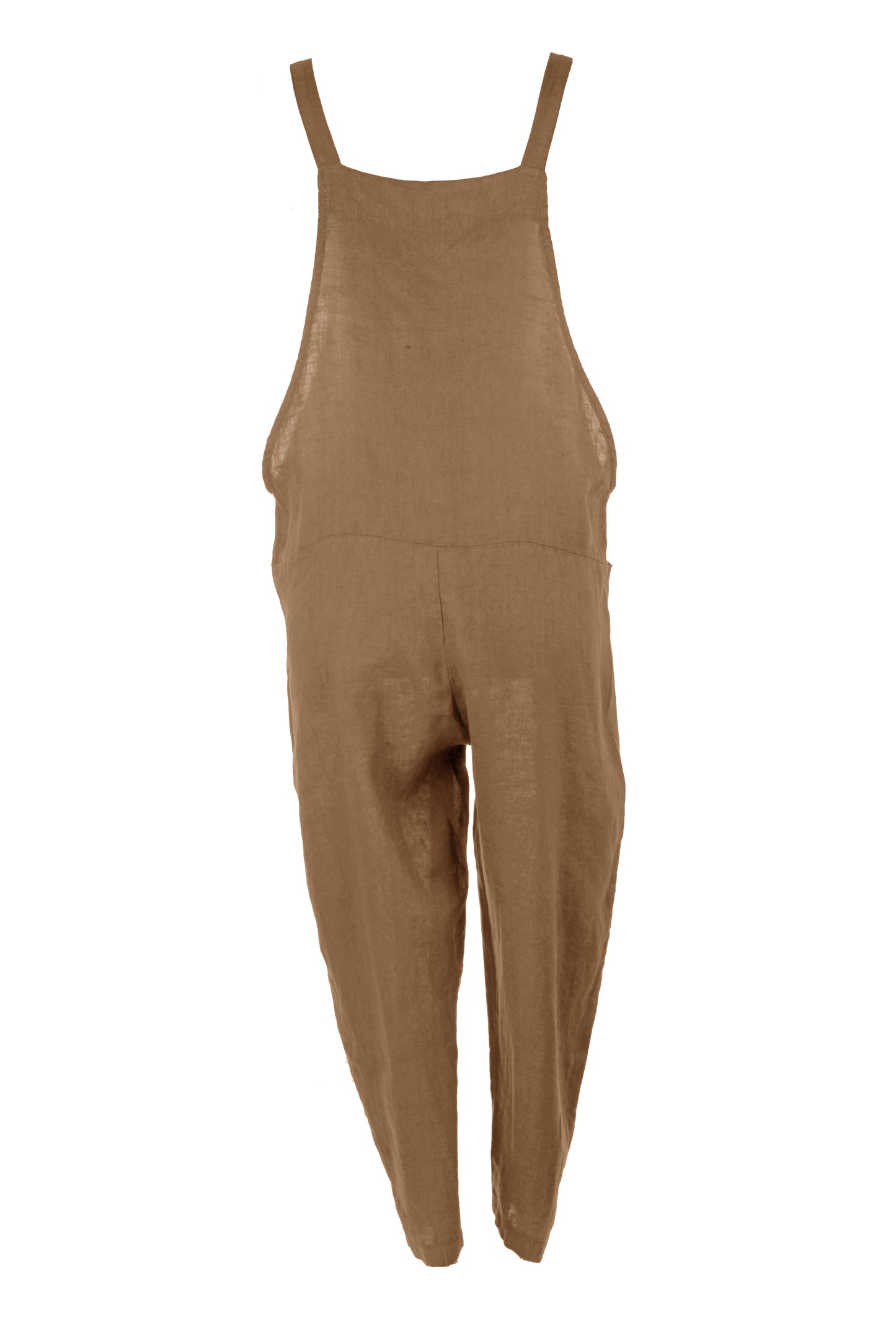 Tie Knot Linen Dungarees