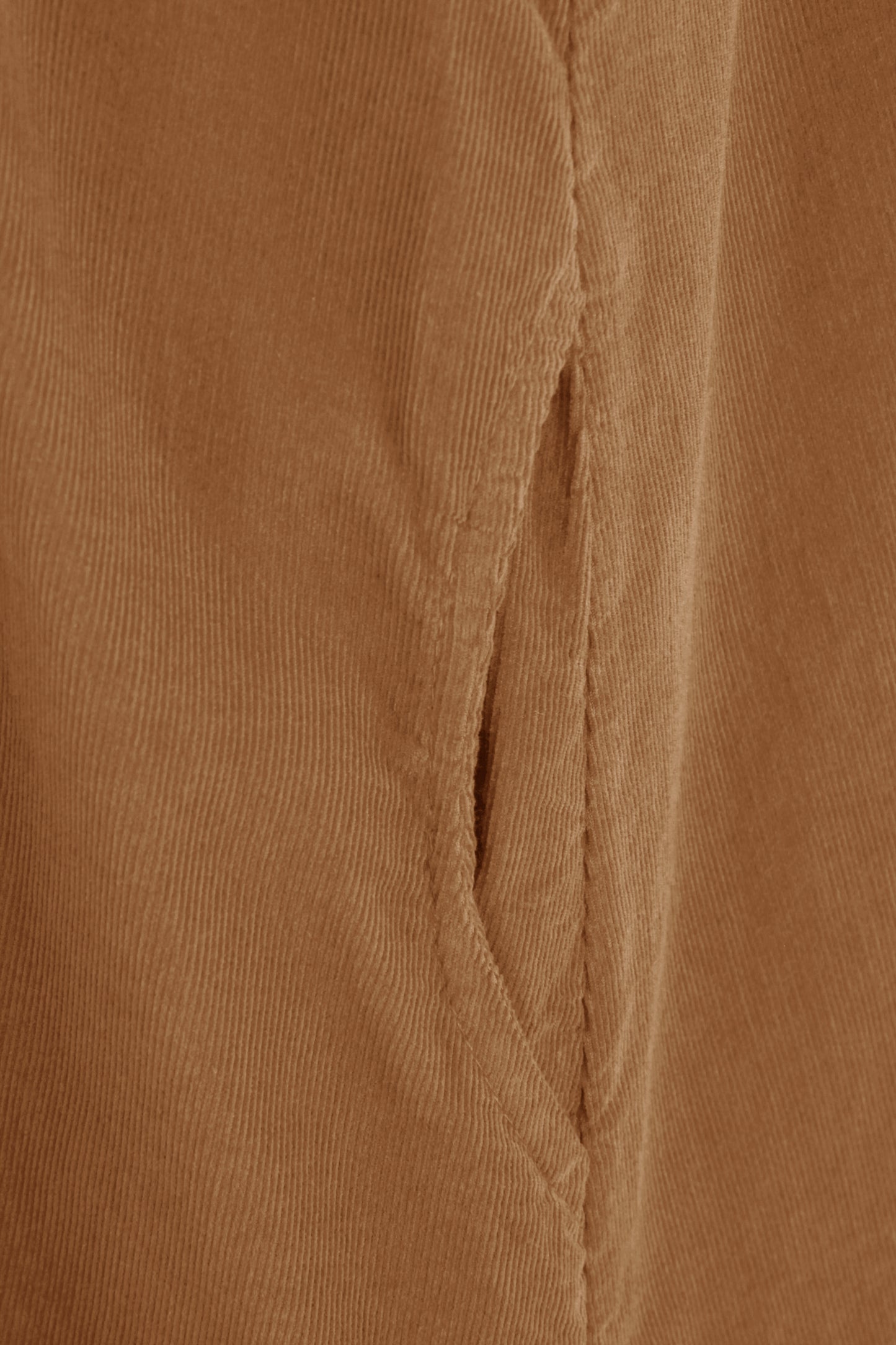 Corduroy Pinafore Midi Dress