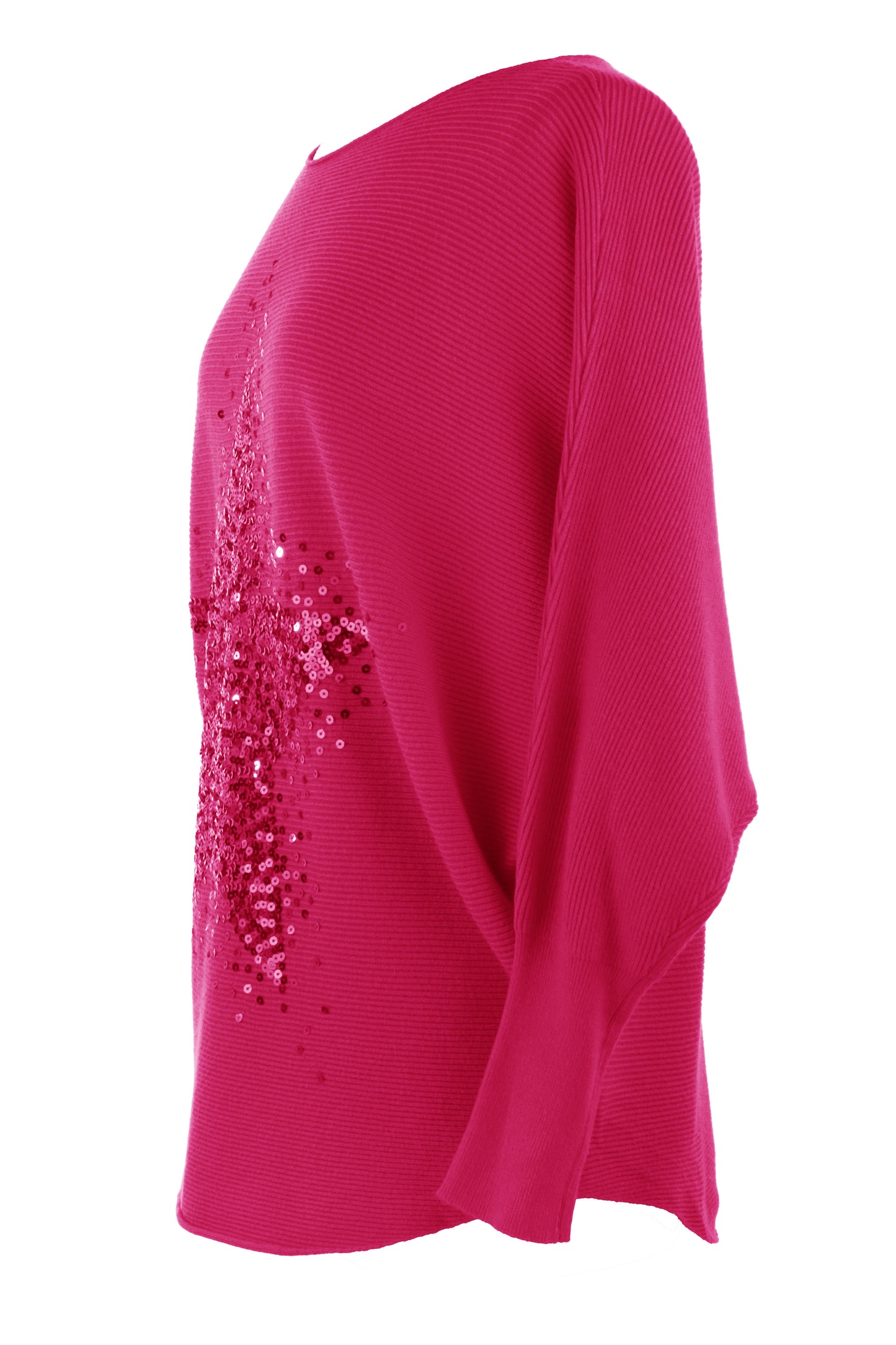 Sequin Star Ribbed Jumper