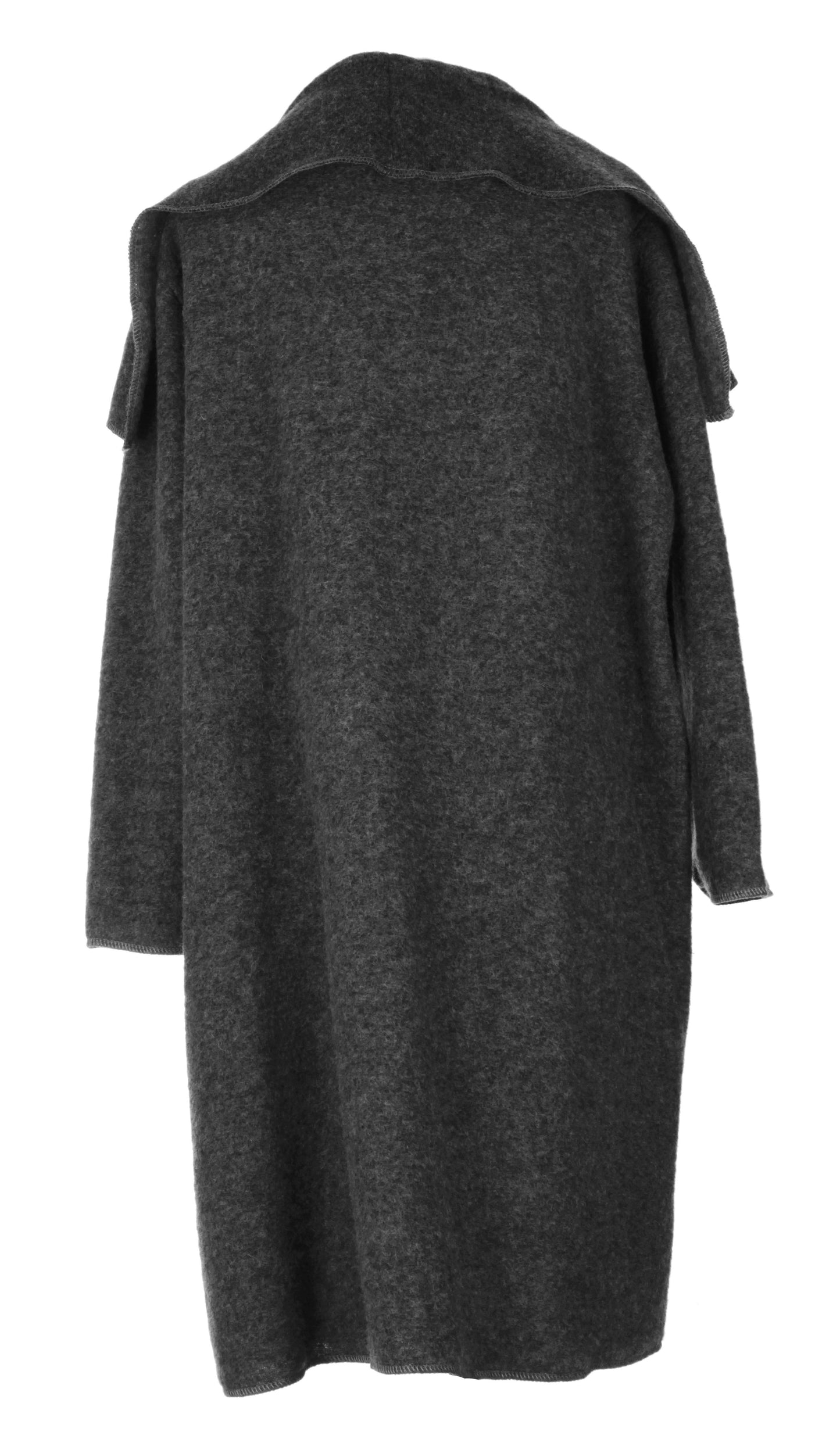 Waterfall Boiled Wool Coat