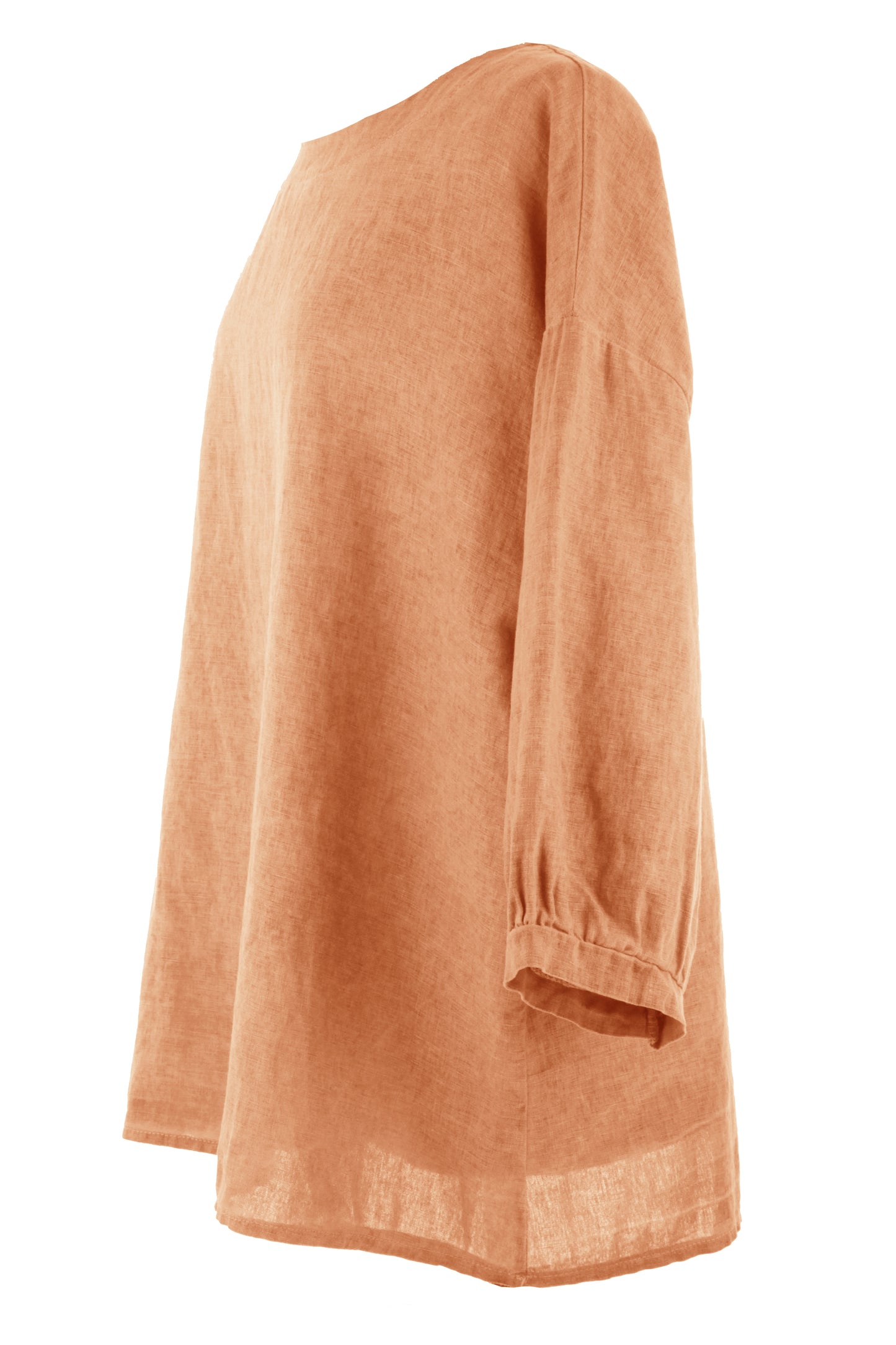 3/4 Cuff Sleeve Linen Top