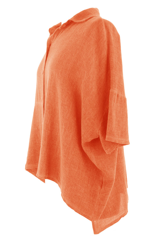 One Pocket Teabag Linen Shirt