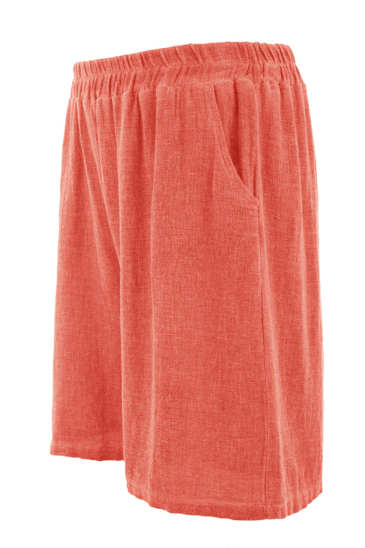 Teabag Linen Shorts