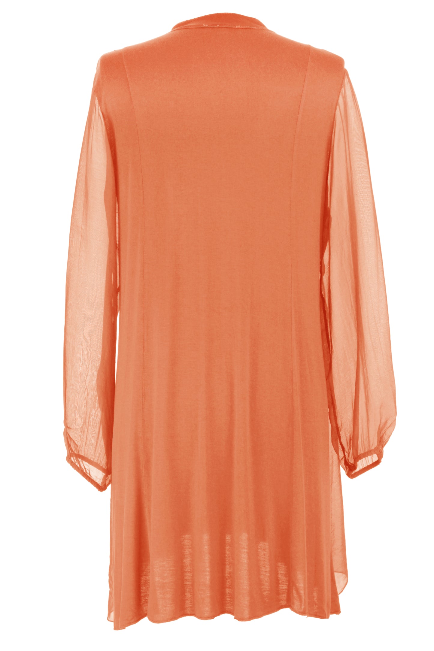 Frill Tassel Silk Blouse